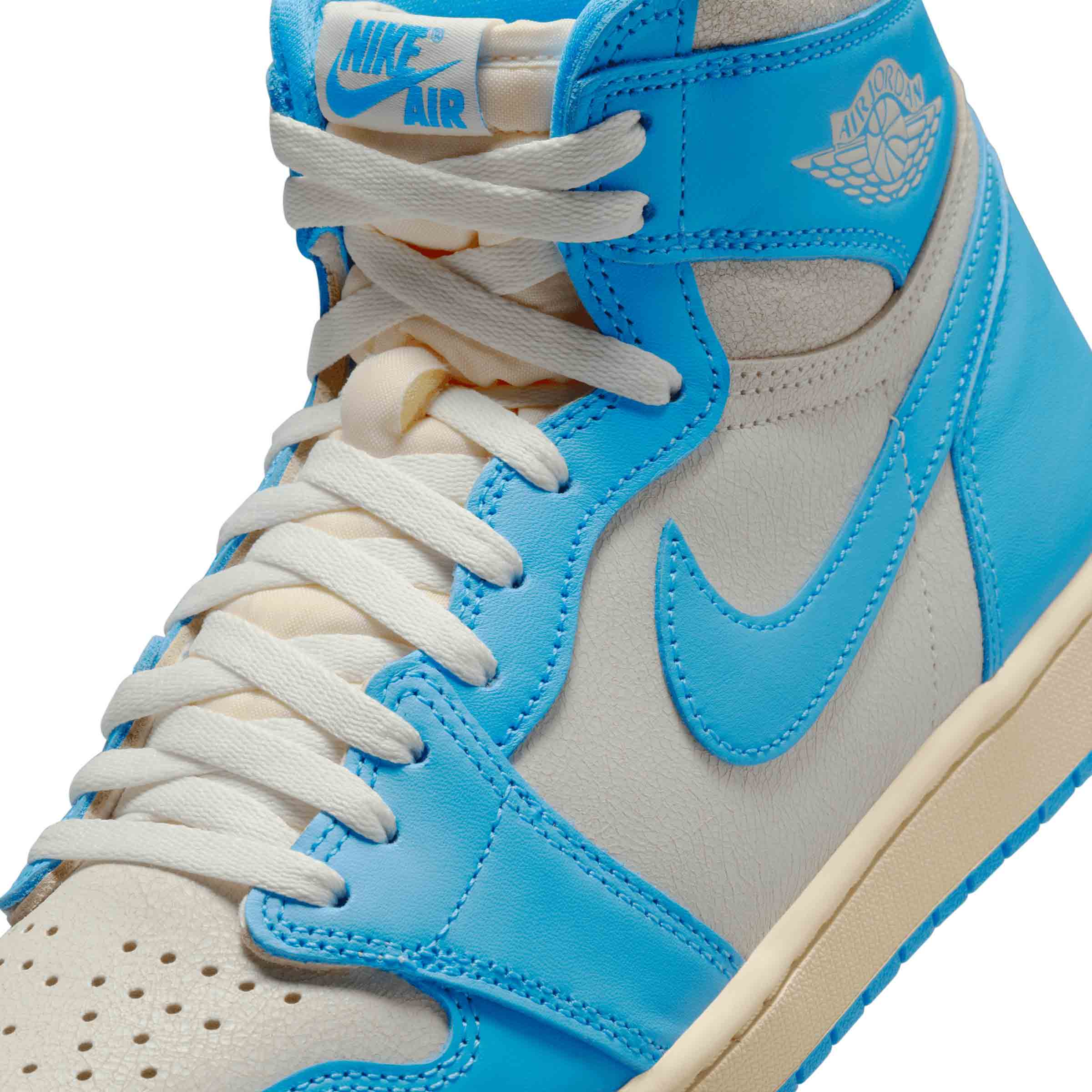 carolina blue and white jordan 1