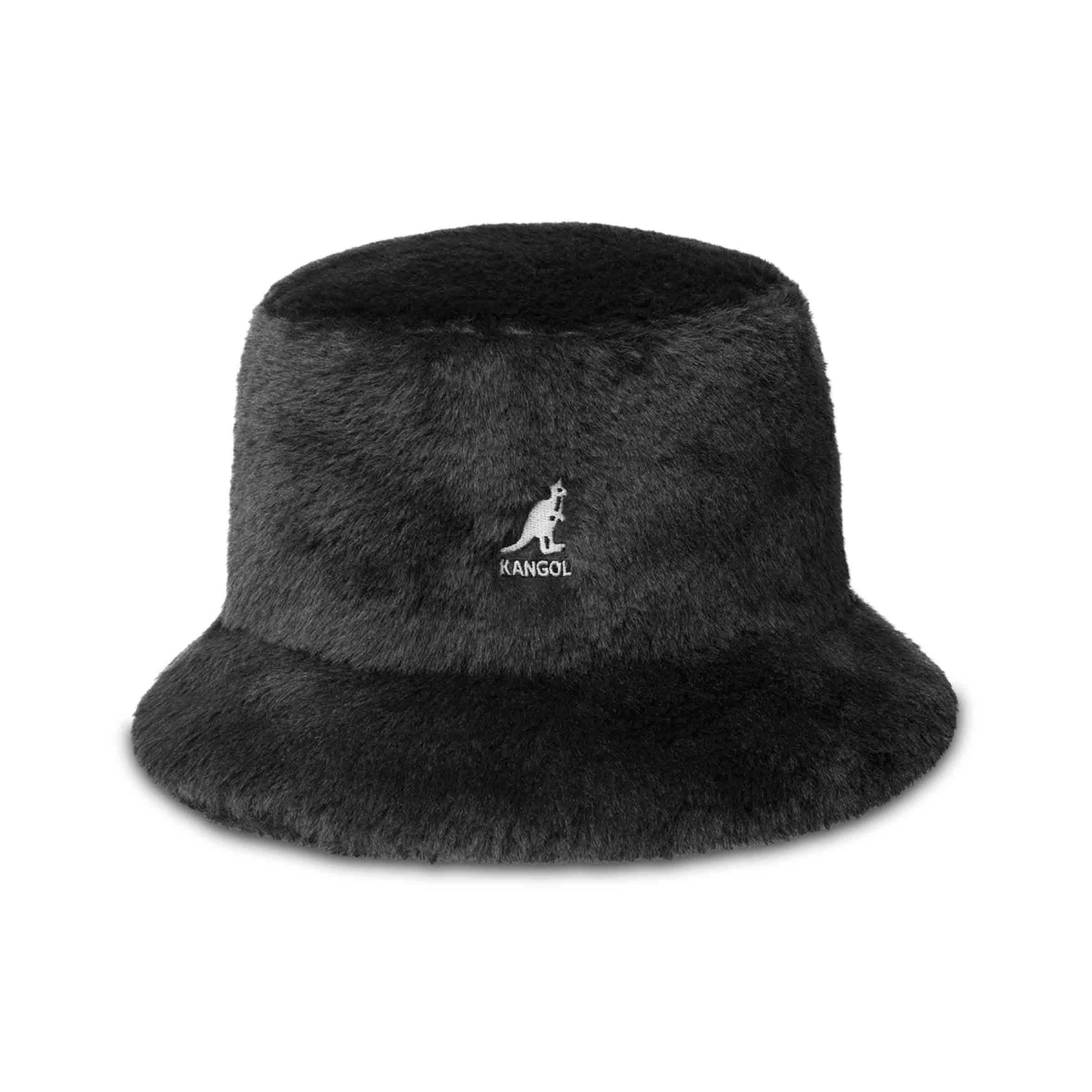 Faux Fur Bucket Solid Black | SUBTYPE