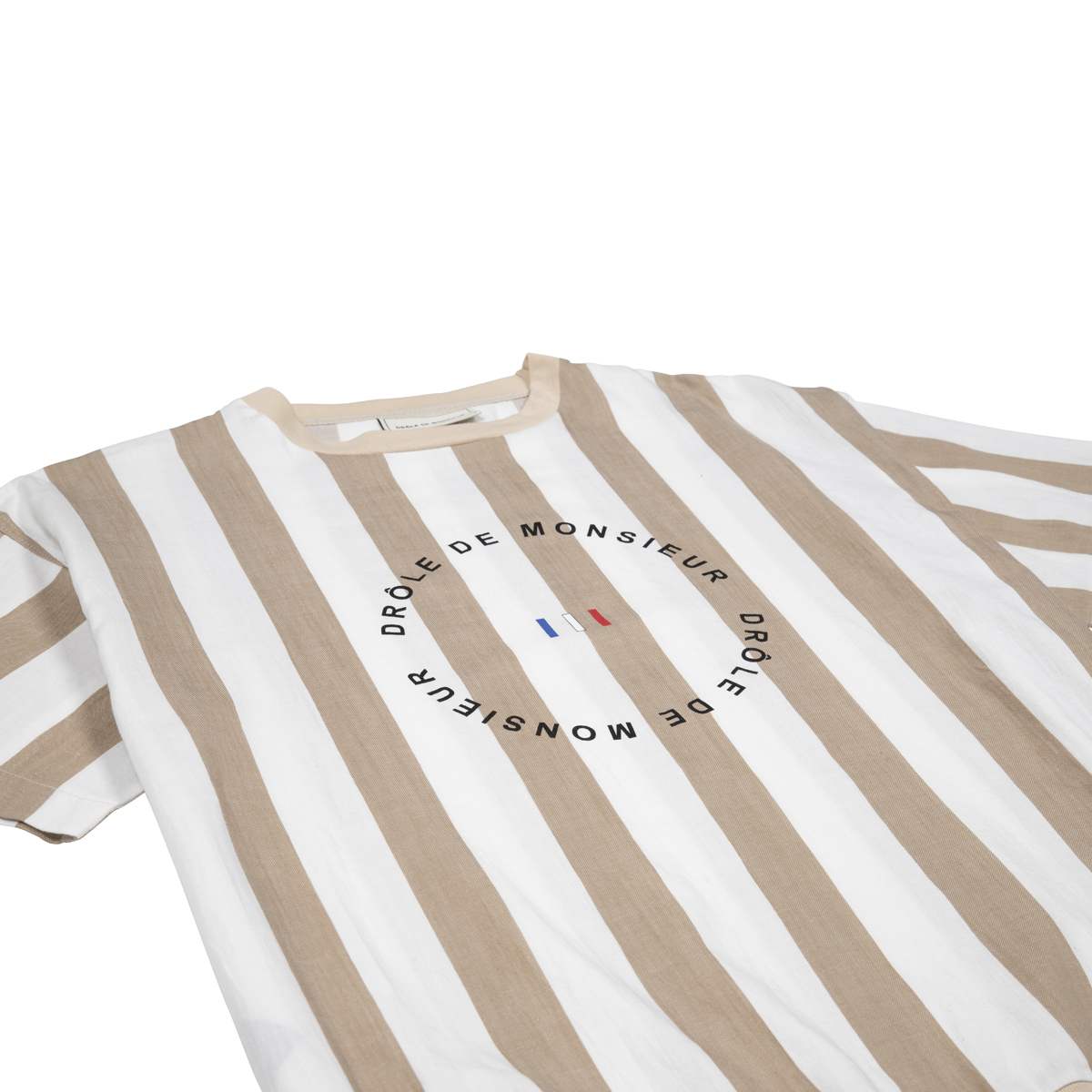 Drôle De Monsieur Stripy Woven T-Shirt