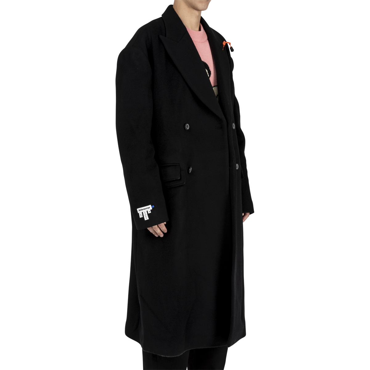 ADER Error Oversized Coat Black - Black | Subtype