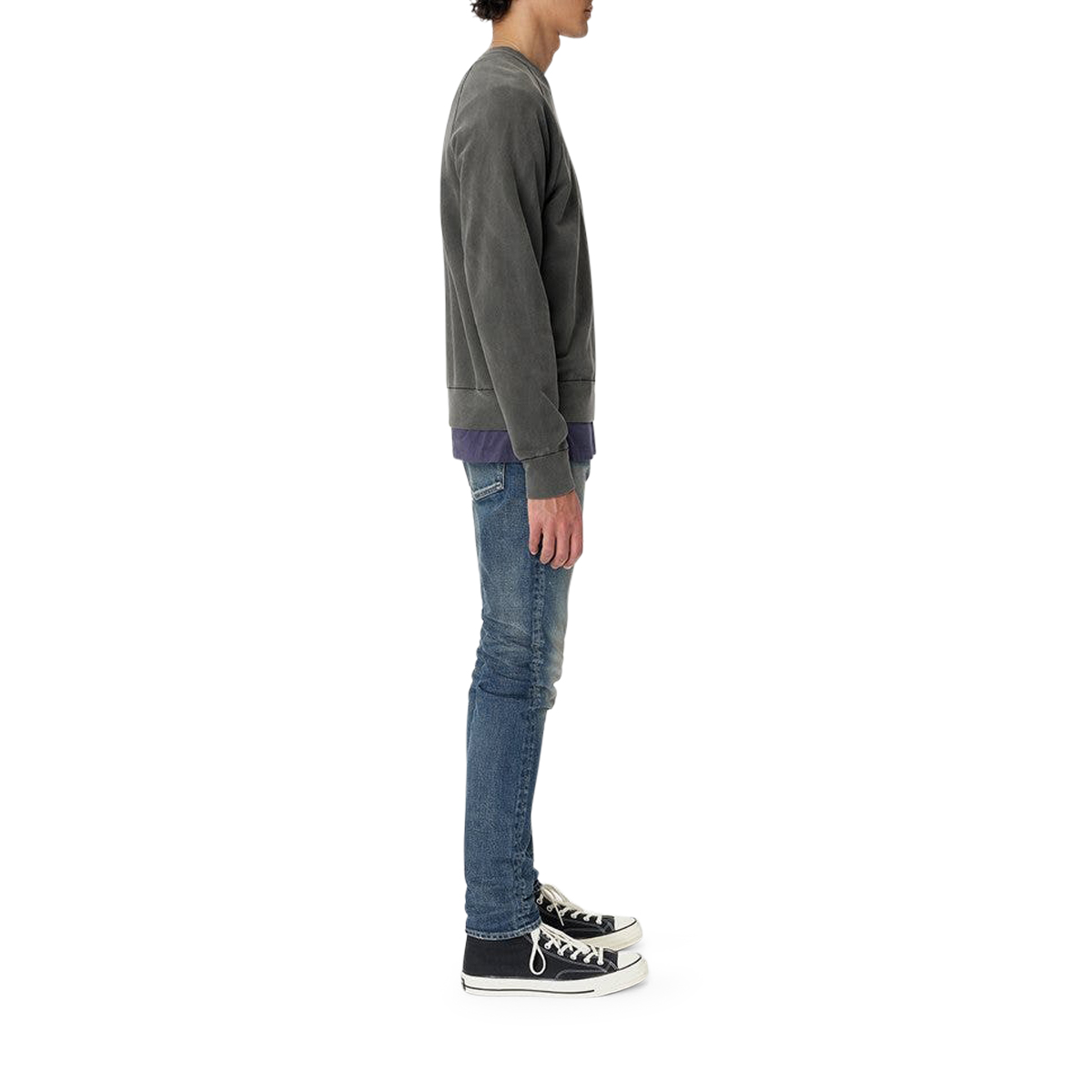 John Elliott Loose Stitch Raglan Crew
