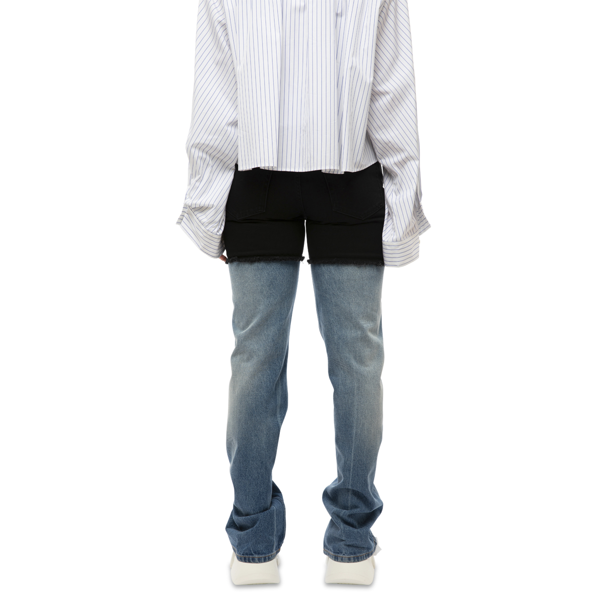 MM6 Maison Margiela 14 Oz Spliced Jeans