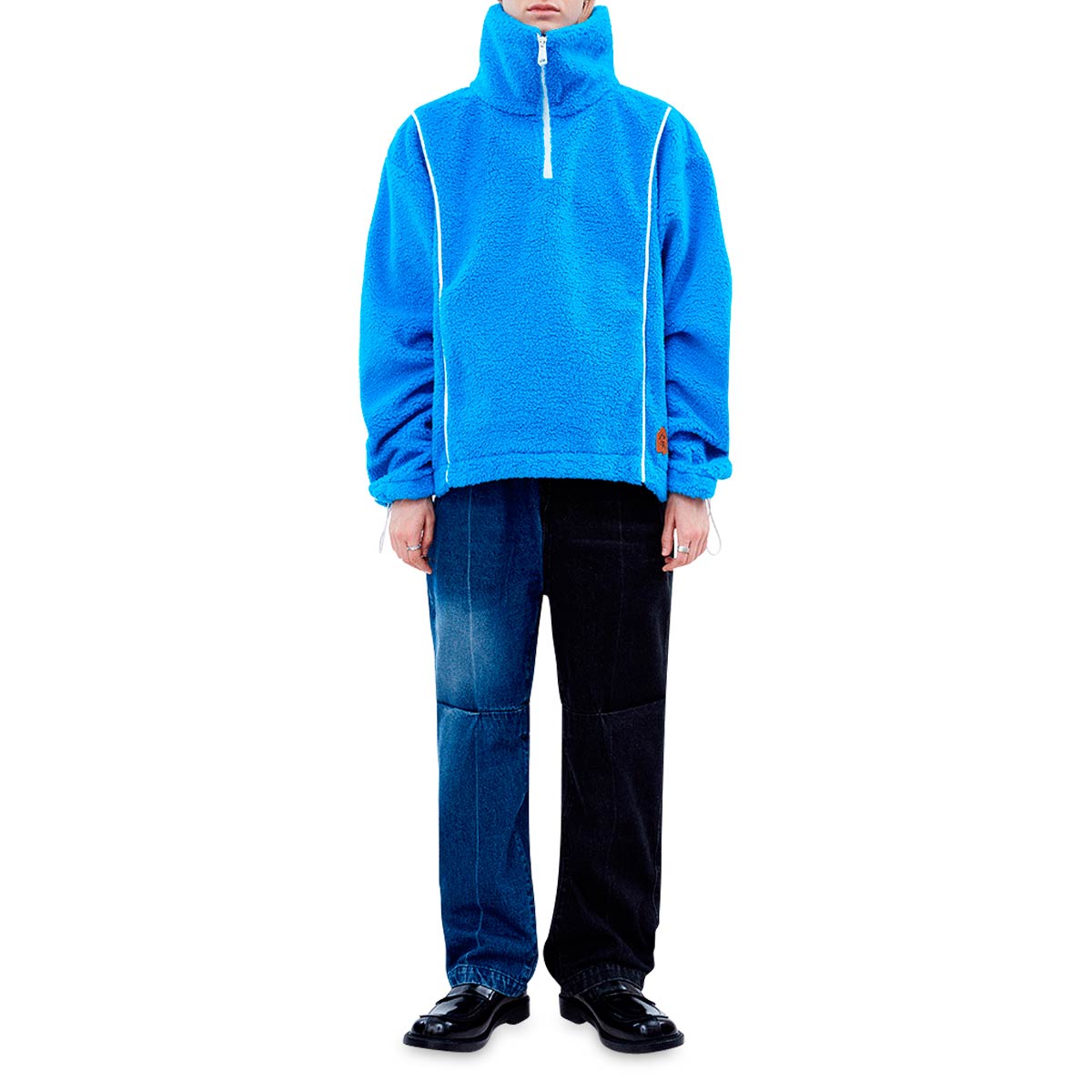 ADER Error Victo Fleece Jacket Blue | SUBTYPE