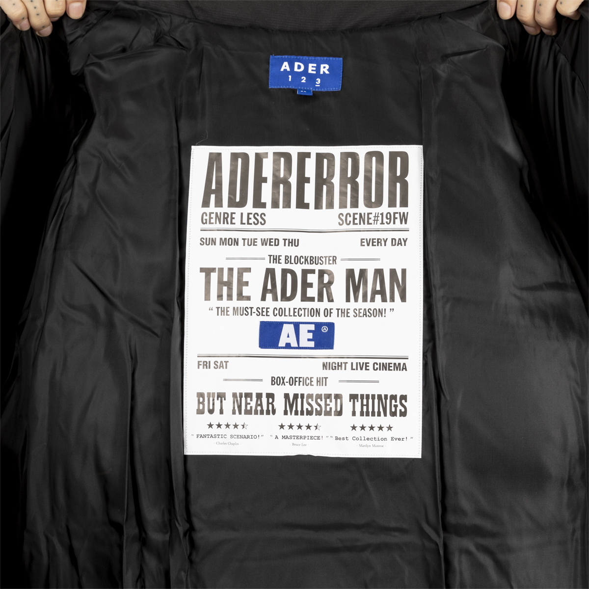 ADER Error Oversized Duck Down Jacket
