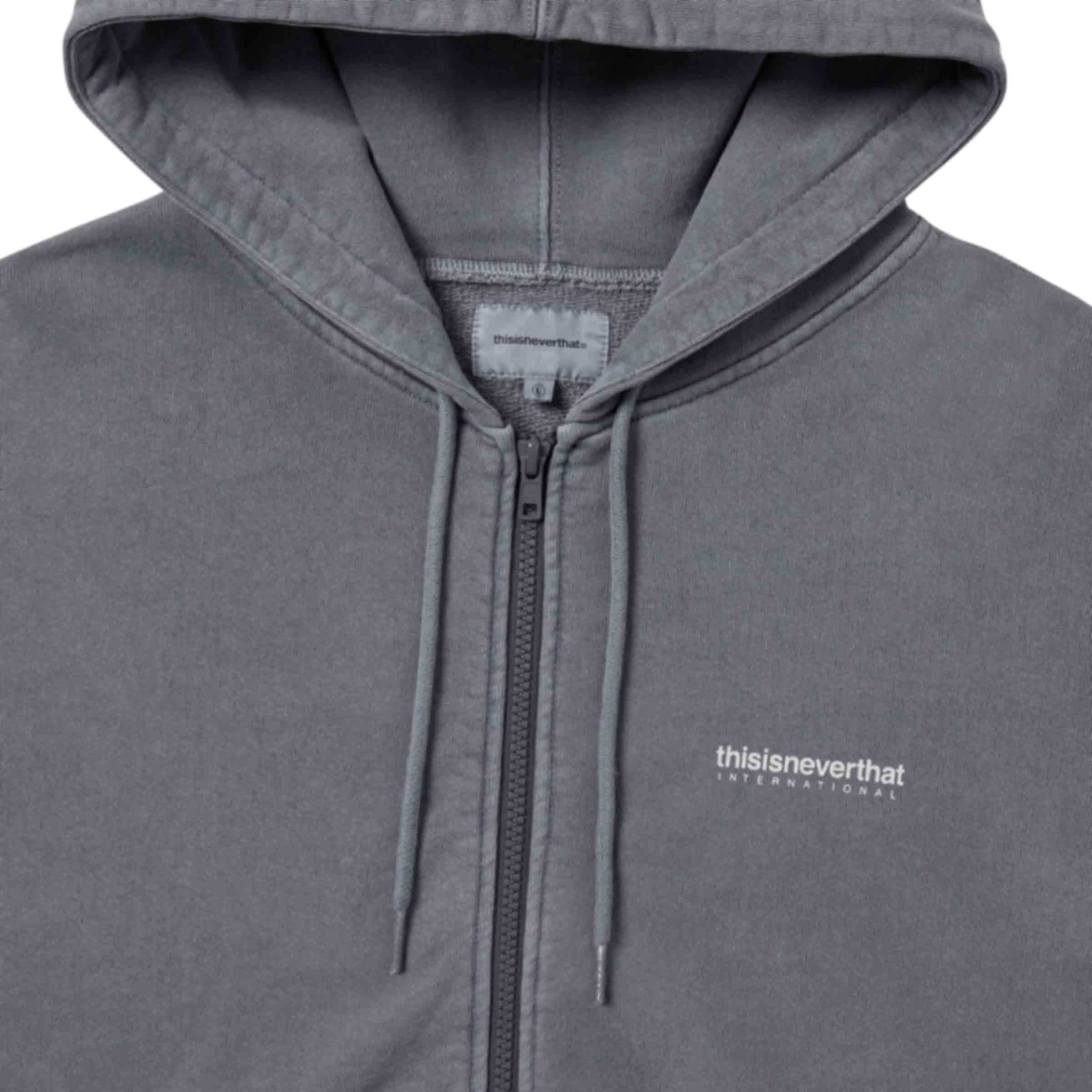 INTL. Logo Zip Up Hoodie Ink | SUBTYPE