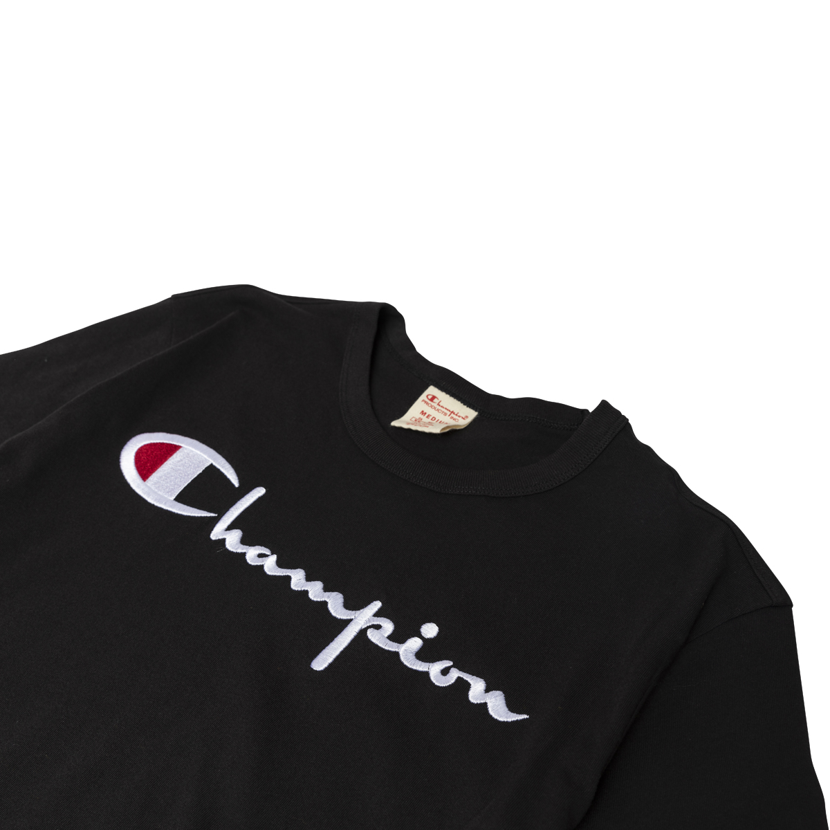 Champion Heritage Scrip Tee Black