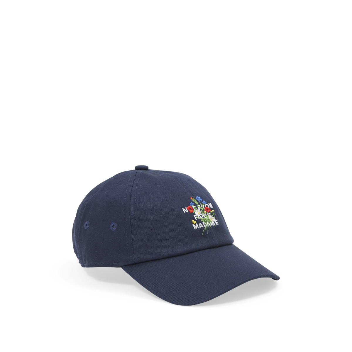 Drôle De Monsieur Flower Slogan Cap