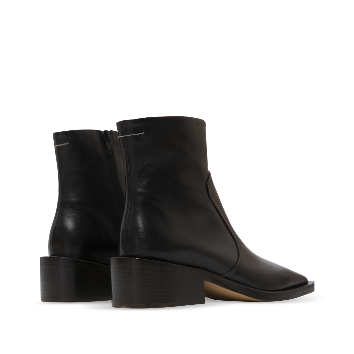 MM6 Maison Margiela Leather Ankle Boots