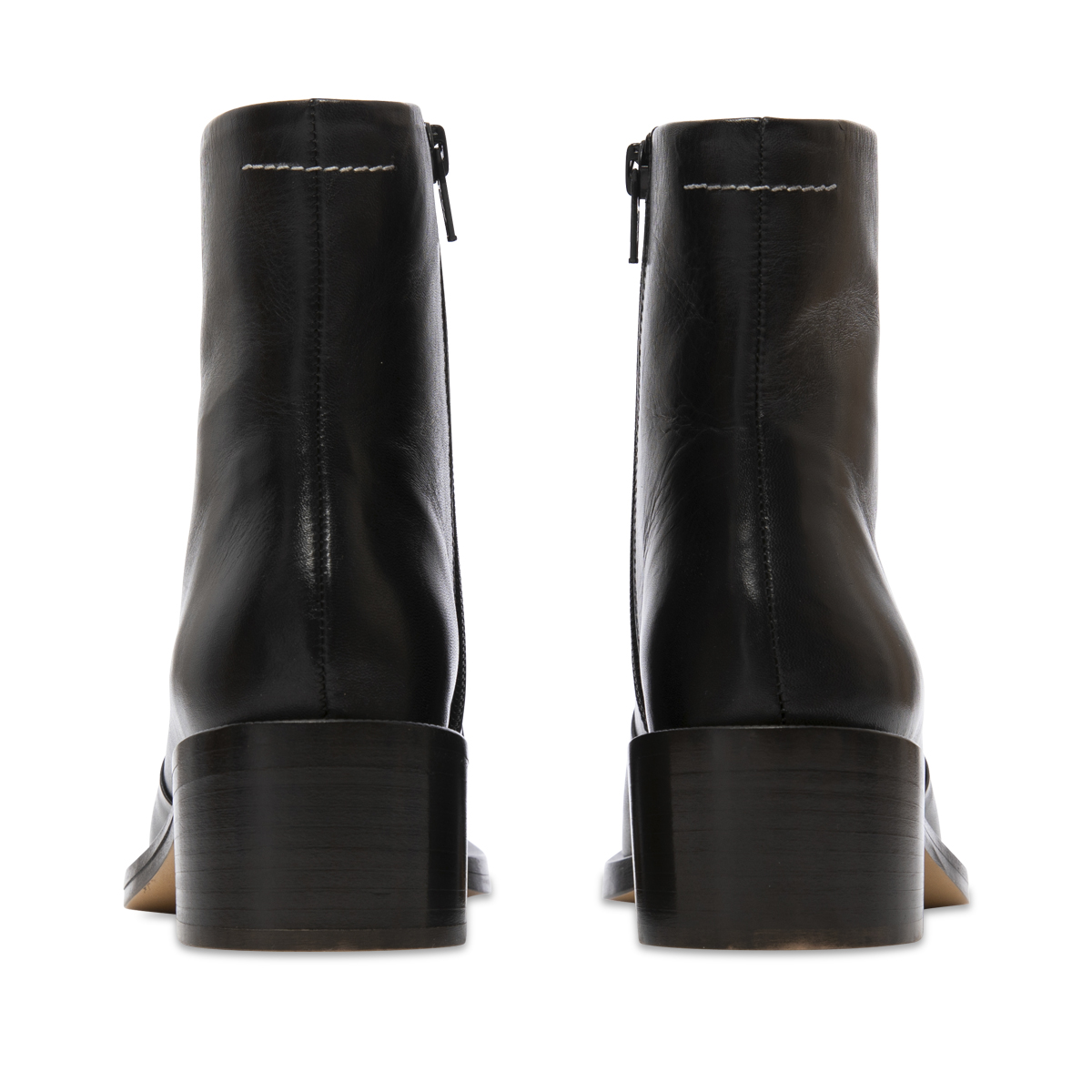 MM6 Maison Margiela Leather Ankle Boots