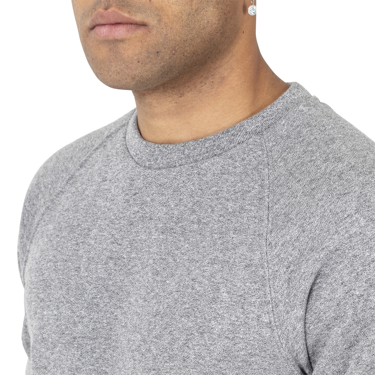 John Elliott Raglan Pullover Crew - Grey | Subtype