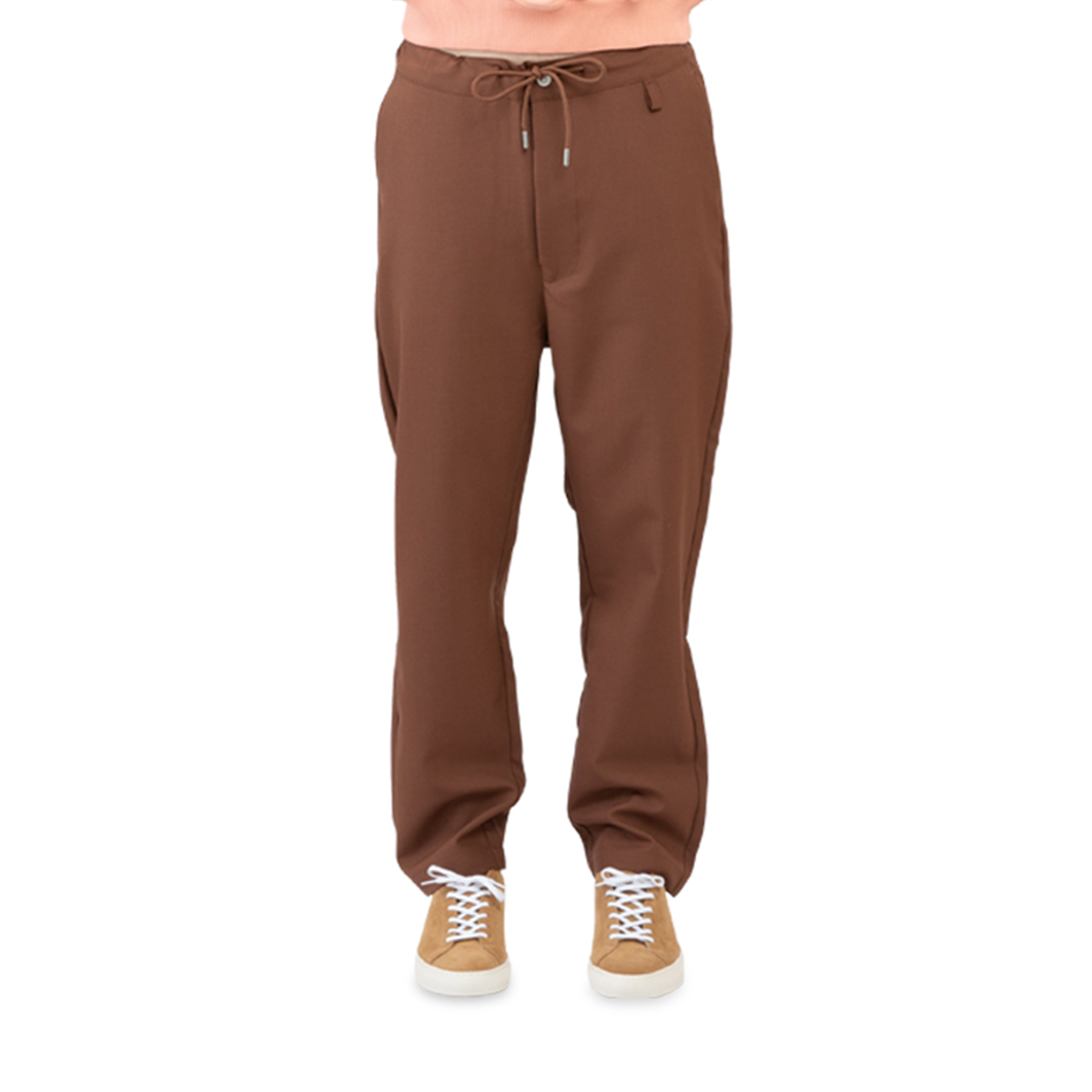 Drôle De Monsieur Wool Baggy Pants Brown Subtype