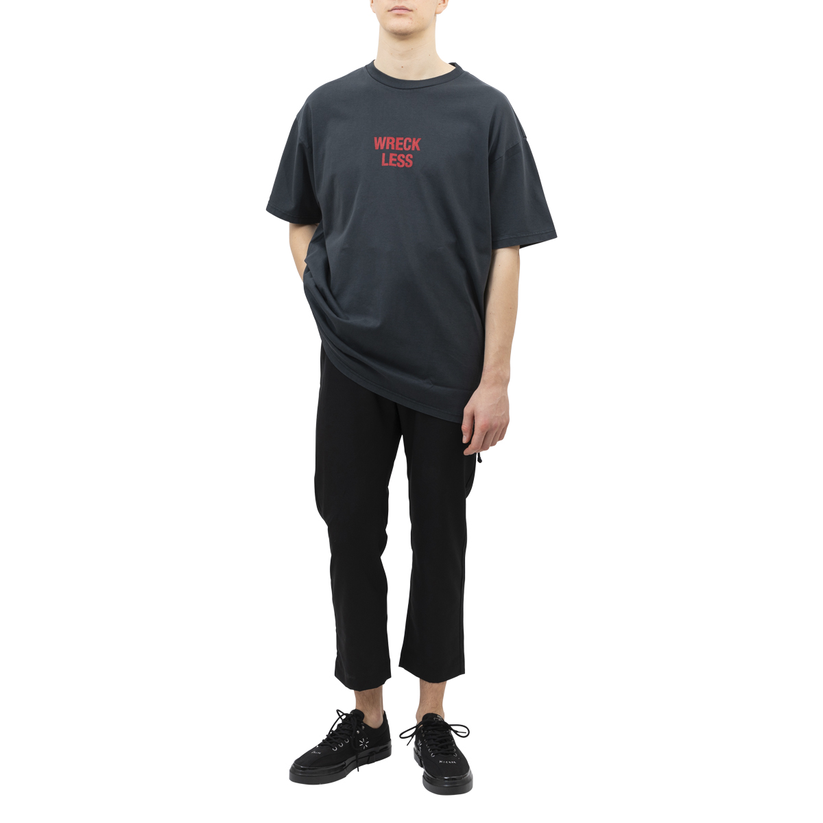 KSUBI Wreck Less Tee Black Full Body