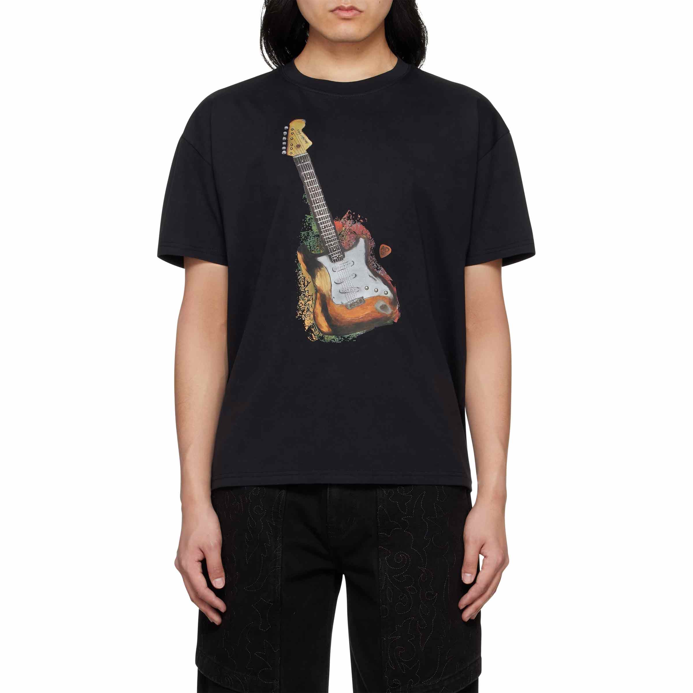 ★ANDERSSON BELL★ Unisex Guitar T-Shirt atb1250u(BEIGE) ☆SEASON OFF 30% – Andersson Bell