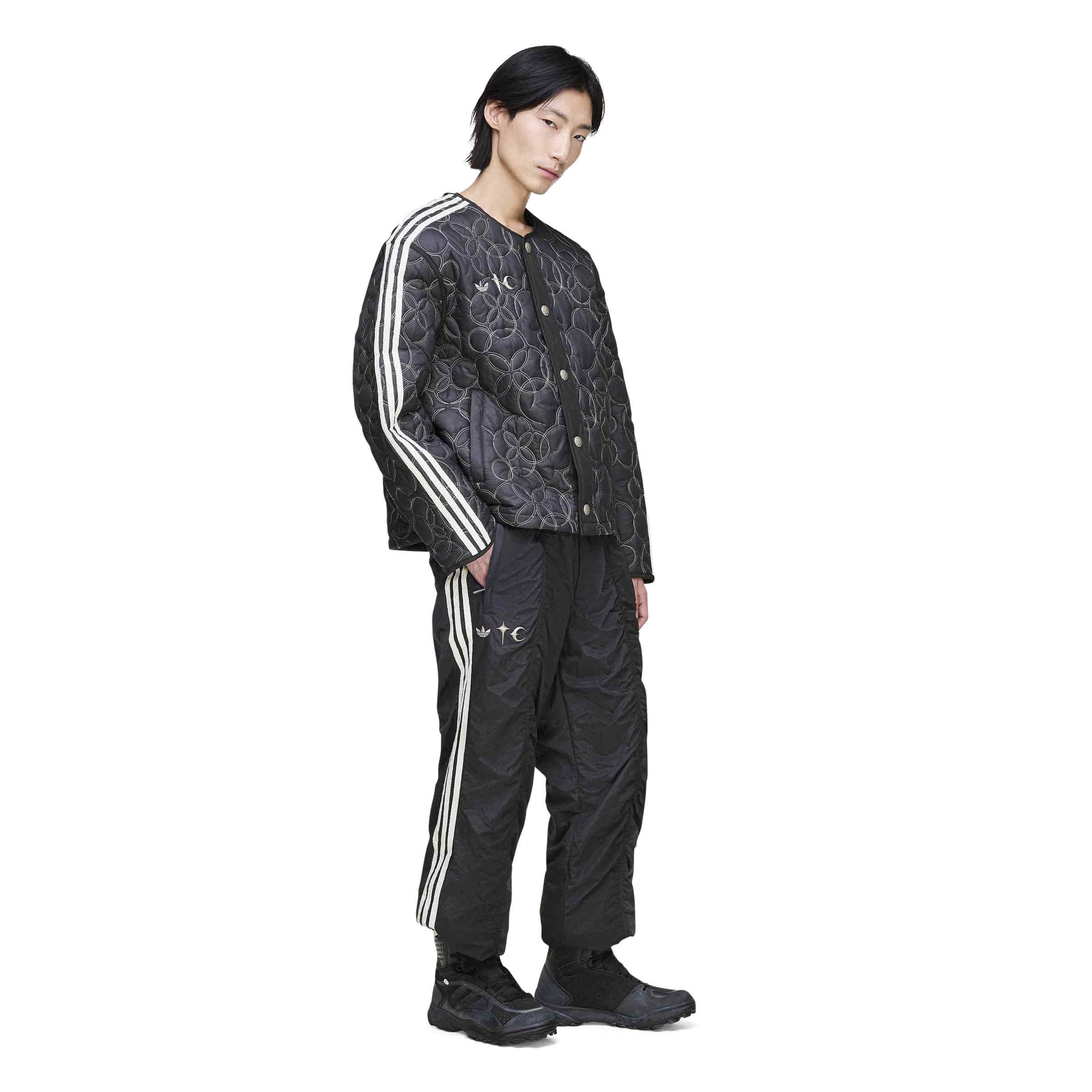 THUG CLUB Padded Liner Jacket Black/Silver Met. | SUBTYPE