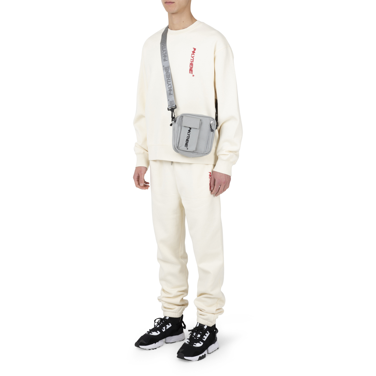 Polythene* Optics Cross Body Bag Grey