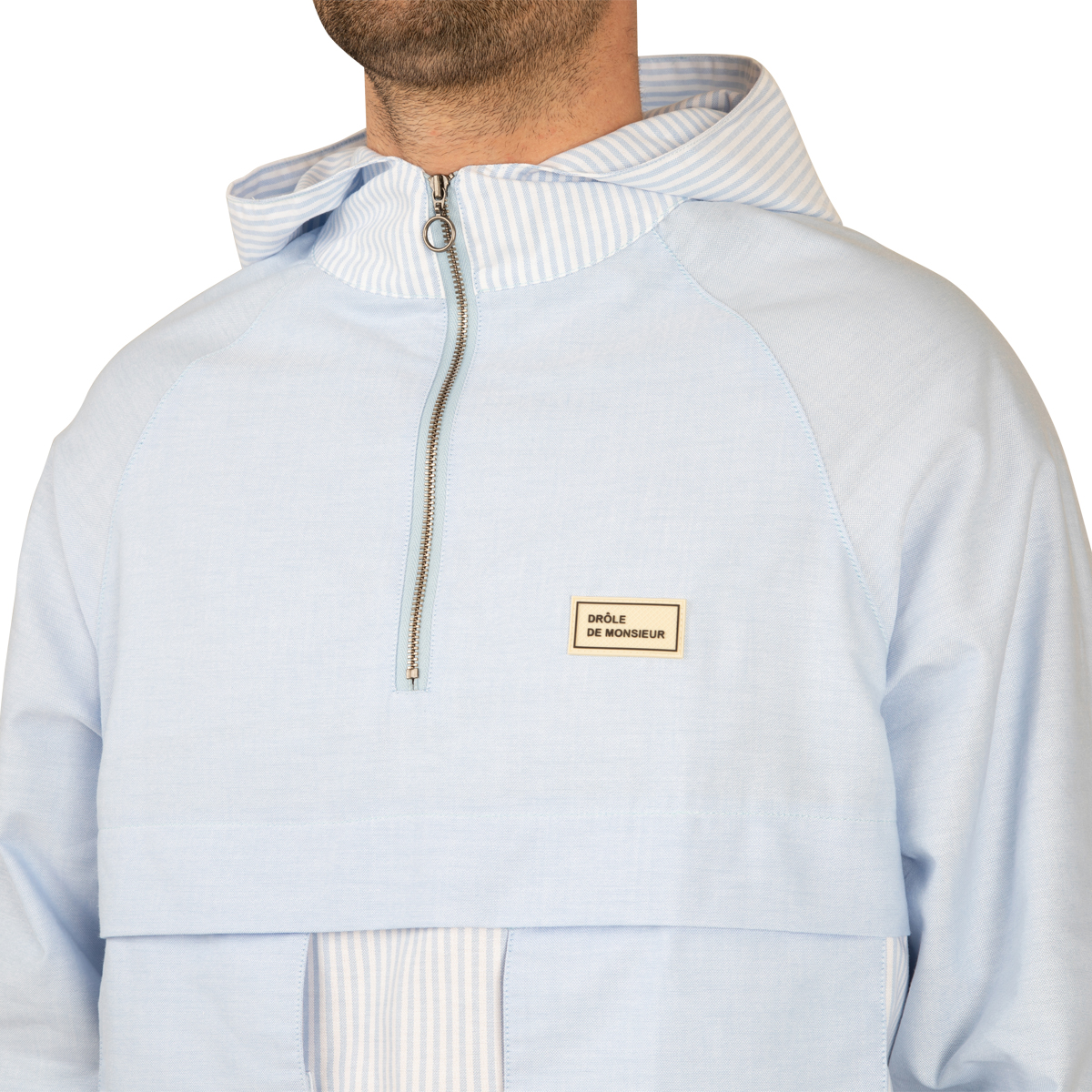 Drôle De Monsieur Oxford Zipped Top