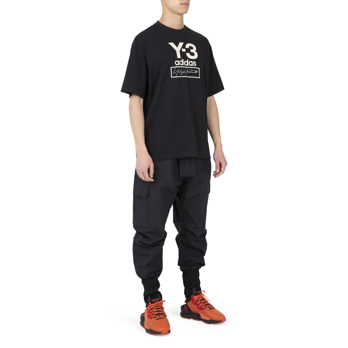 adidas Y-3 Stacked Logo Tee - Black | Subtype