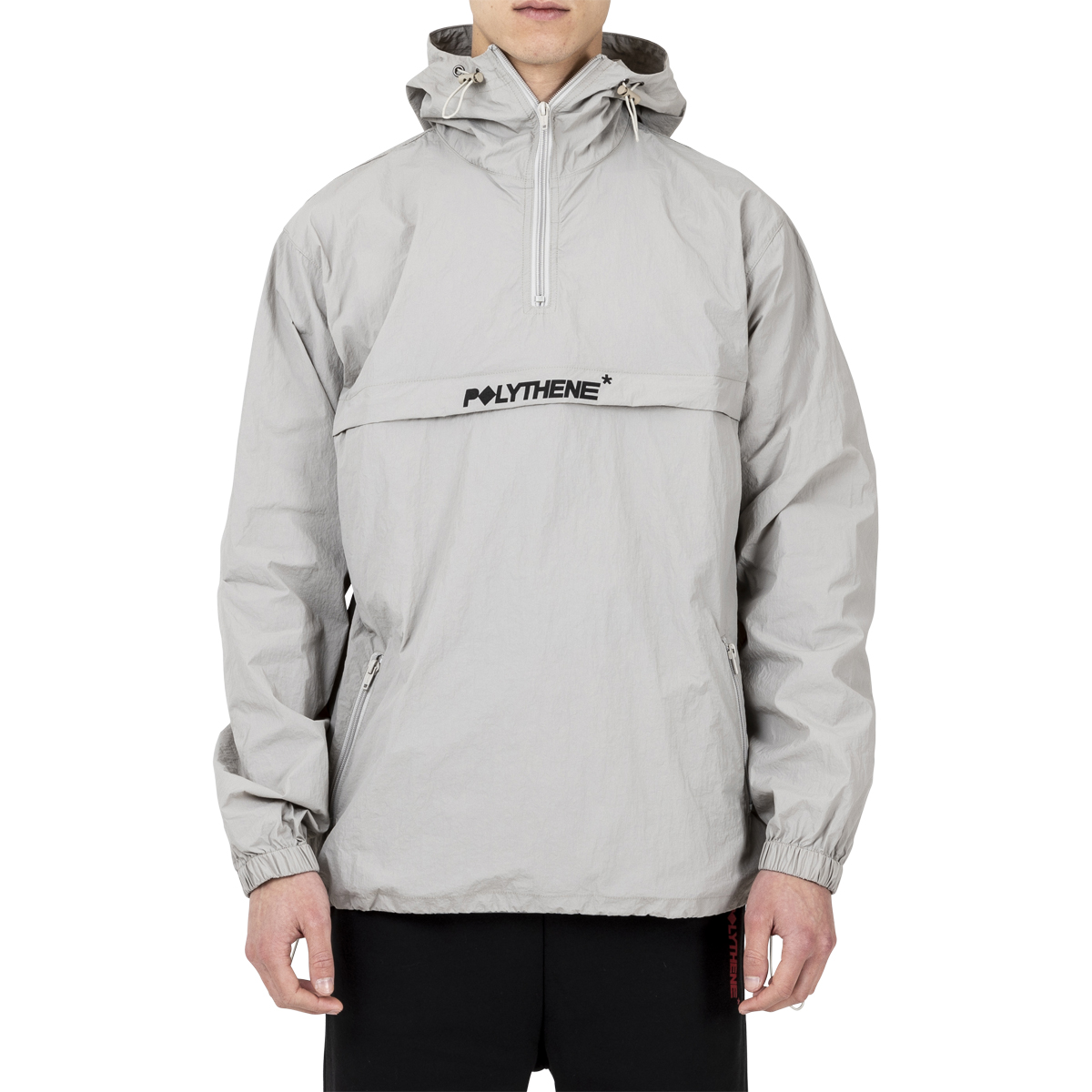 Polythene* Optics Half Zip Windbreaker - Grey | Subtype