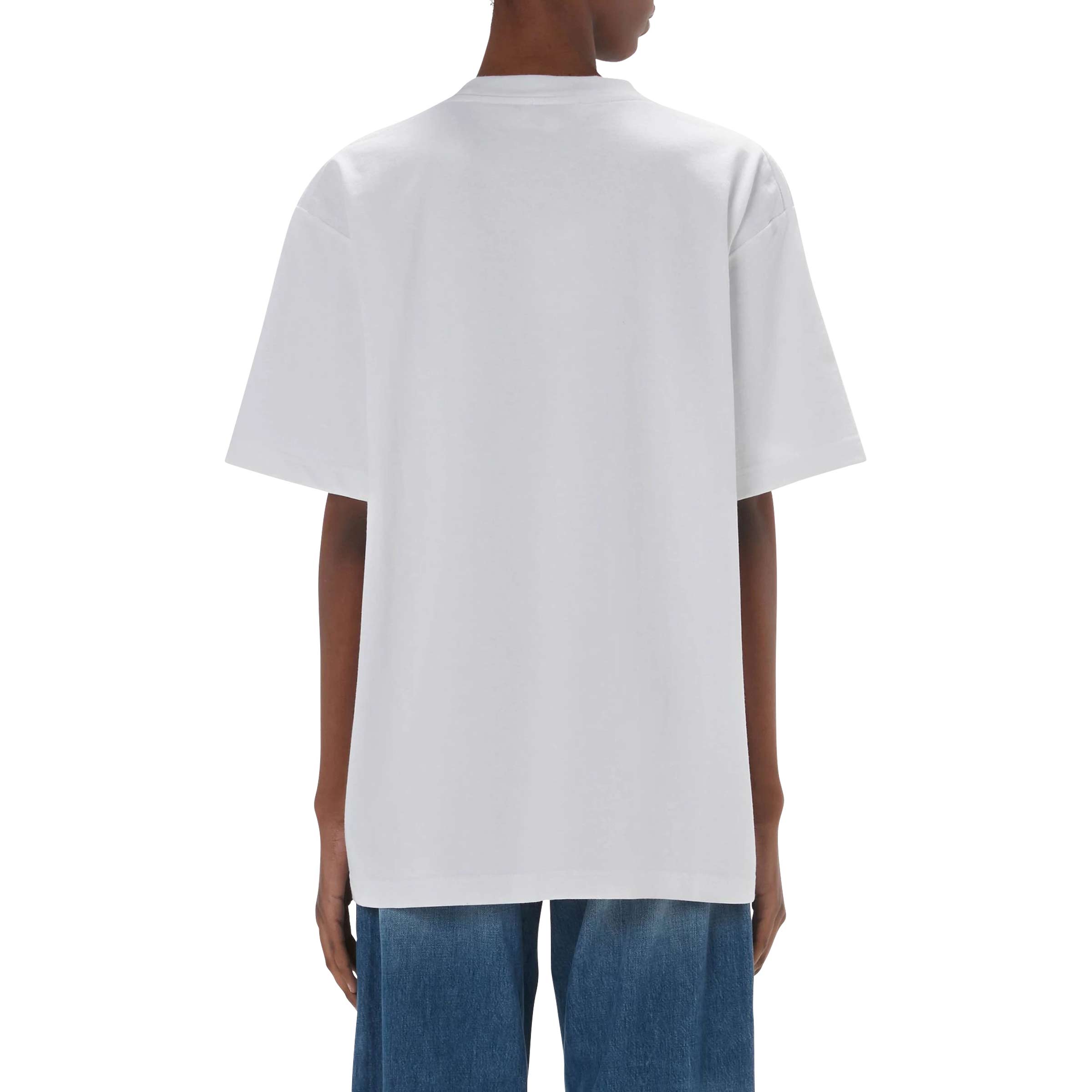 ★J W ANDERSON★ Puffin embroidery short sleeve t-shirt whit JW Anderson PUFFIN EMBROIDERY T-SHIRT White | BSTN Store