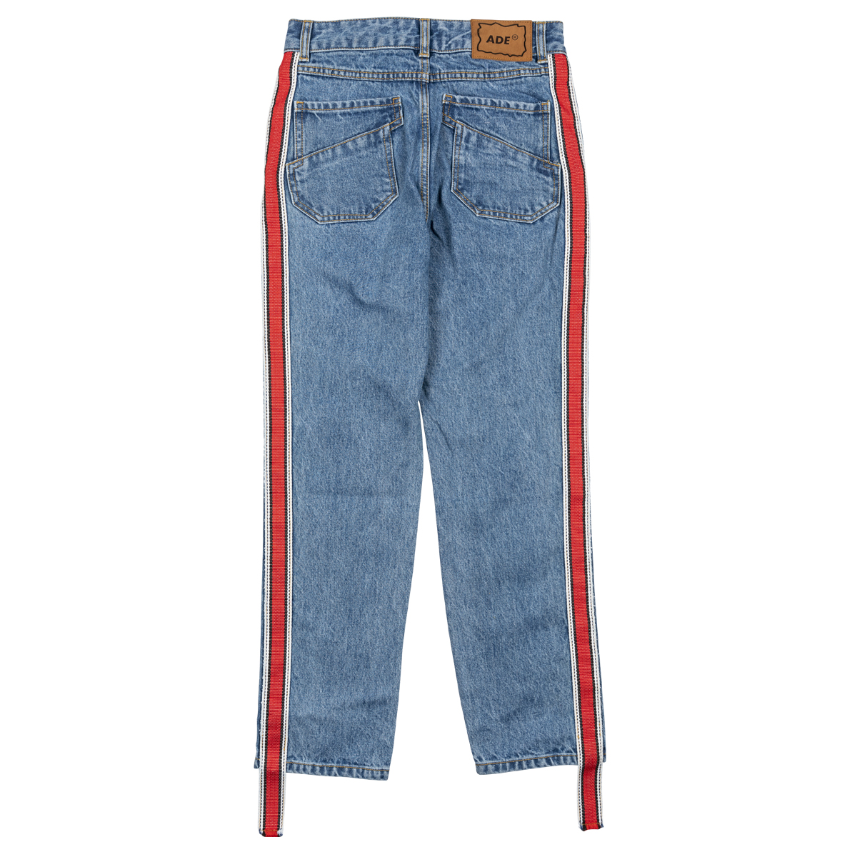 ADER Error Side-Stripe Cropped Jeans