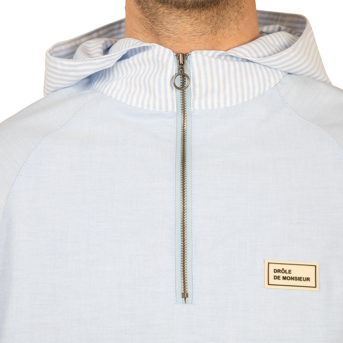 Drôle De Monsieur Oxford Zipped Top