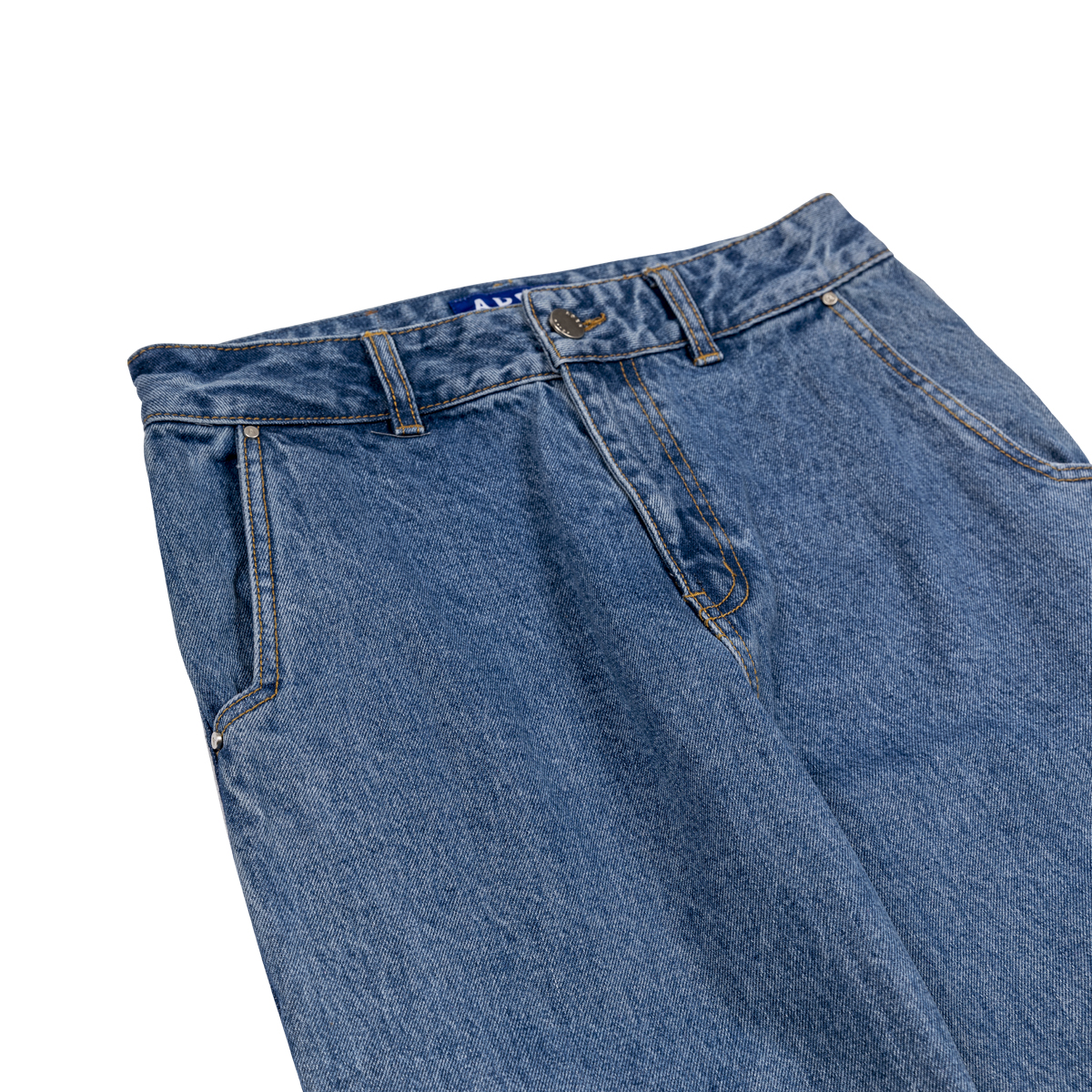 ADER Error Side-Stripe Cropped Jeans