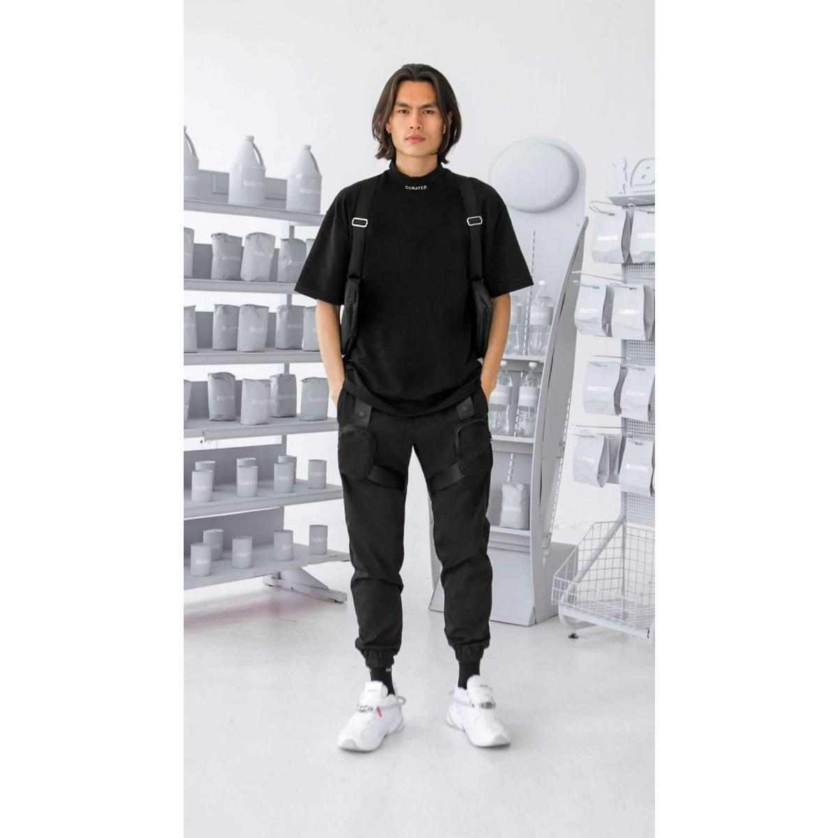 SUBTYPE CURATED Nylon Sweat Pant Black