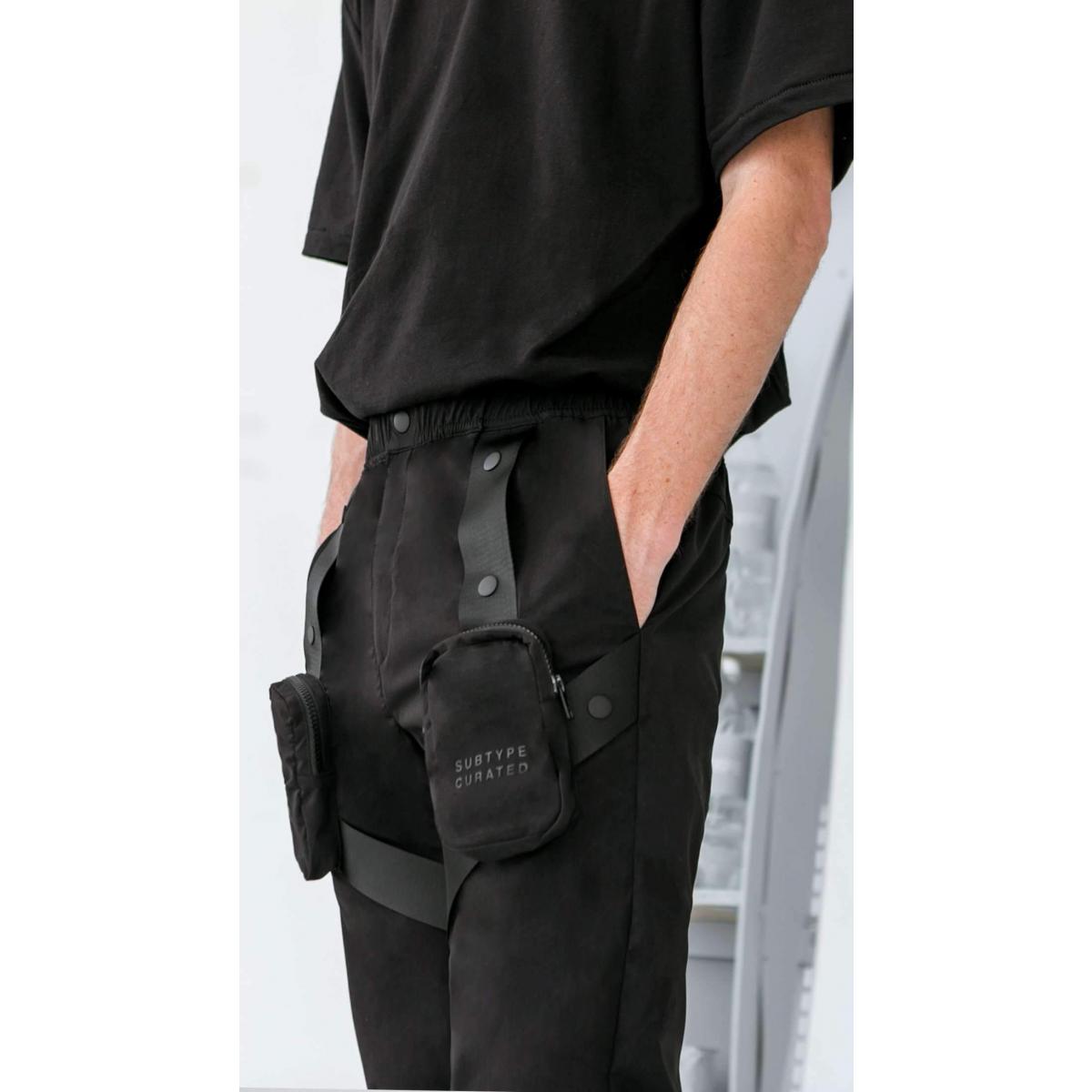SUBTYPE CURATED Nylon Sweat Pant Black