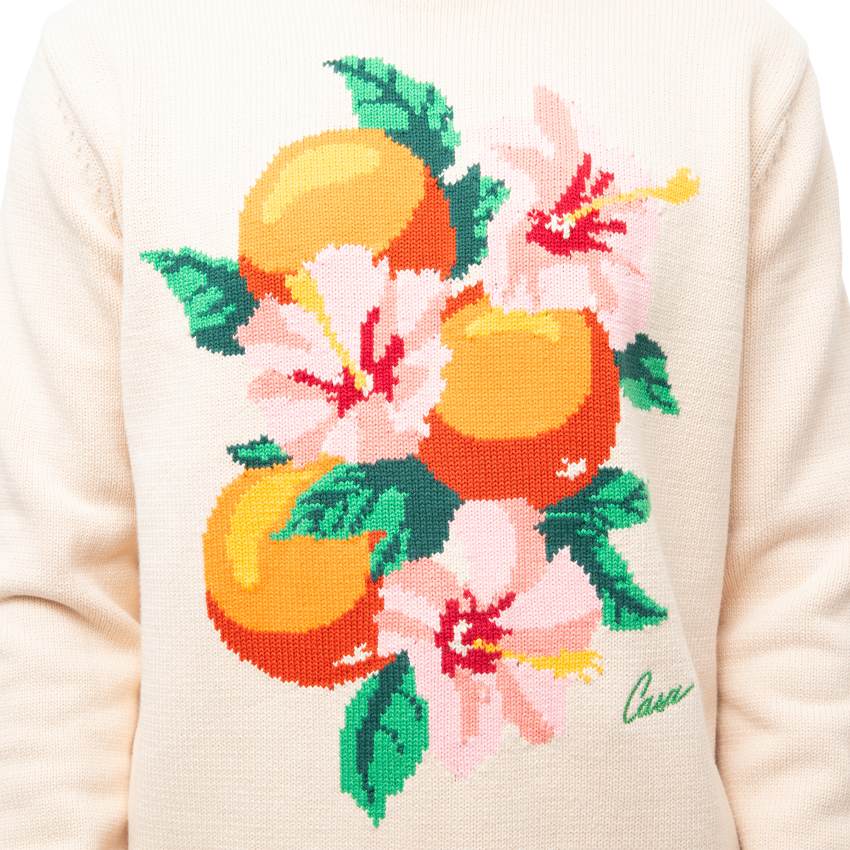 Casablanca Kapalia Oranges Intarsia Knit