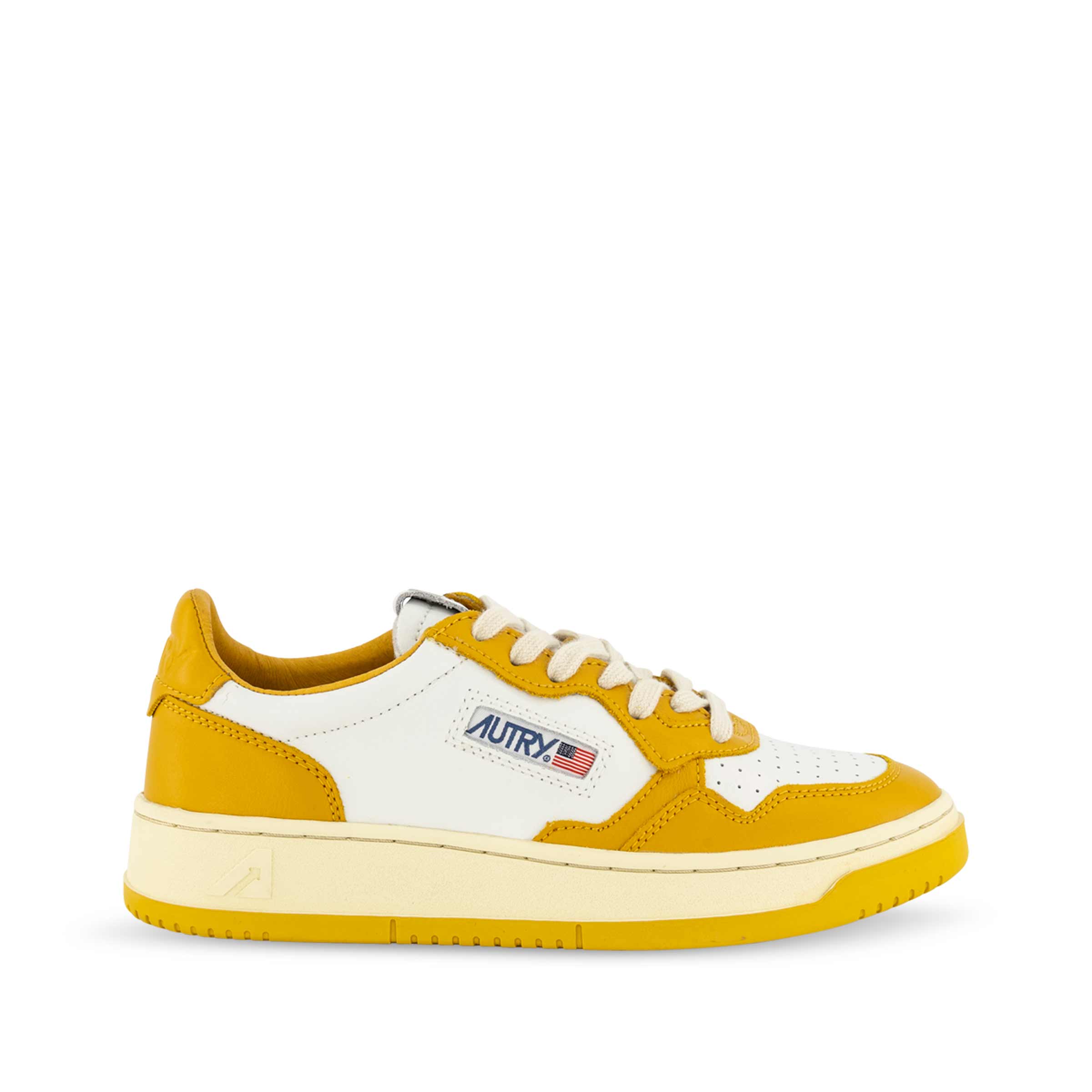 ☆AUTRY☆ Medalist sneakers in leather mustard AULWWB12 Womens Medalist Mustard | SUBTYPE