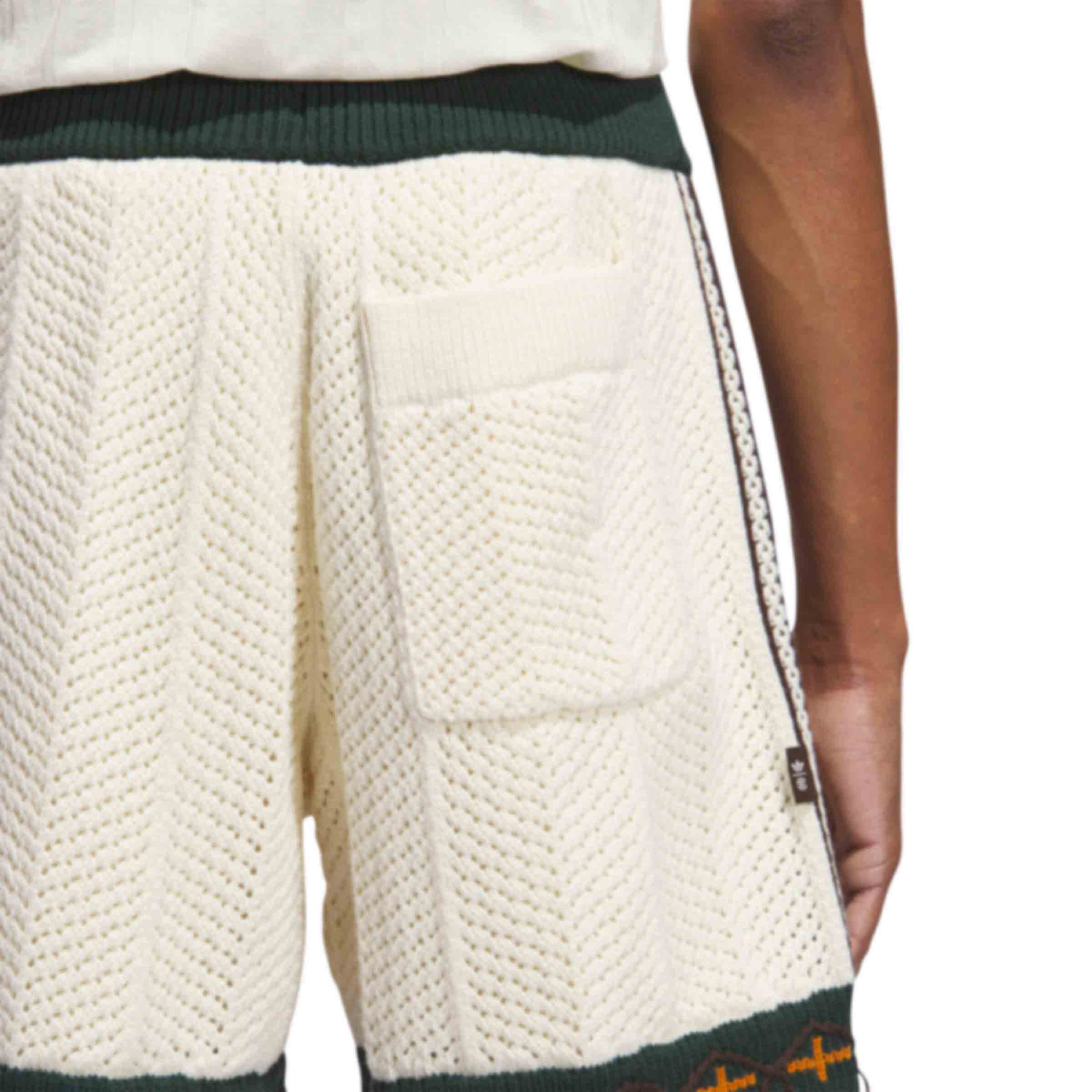 Clot Crochet Shorts by Edison Chen Cream White | SUBTYPE