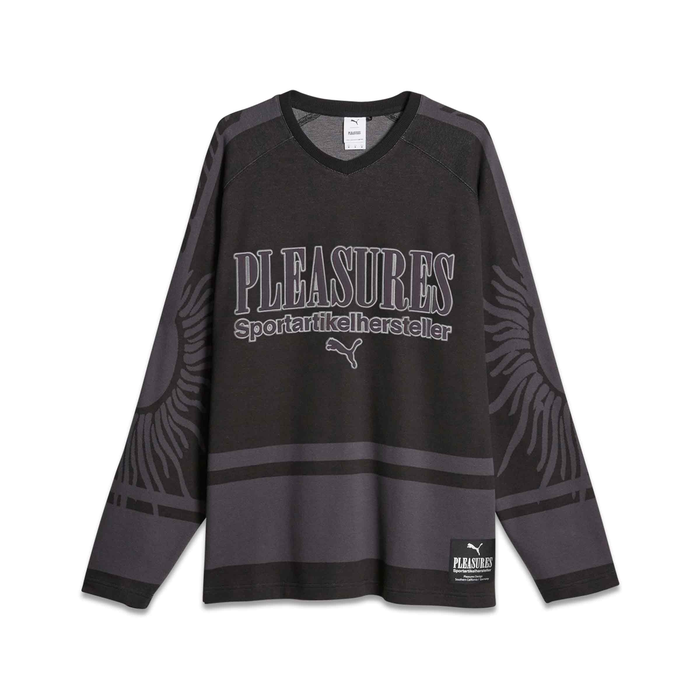 x PLEASURES Hockey Jersey Puma Black | SUBTYPE