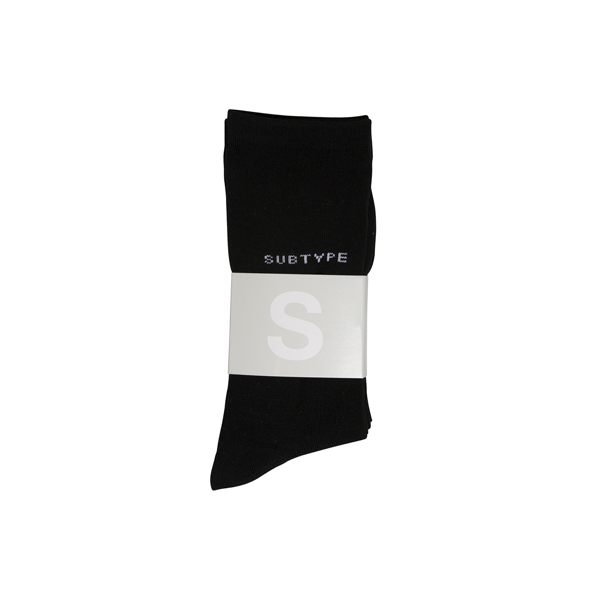SUBTYPE CURATED Classic Crew Sock Black 2-Pack