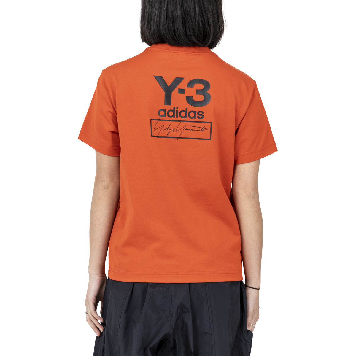 adidas Y-3 Womens Stacked Logo Tee