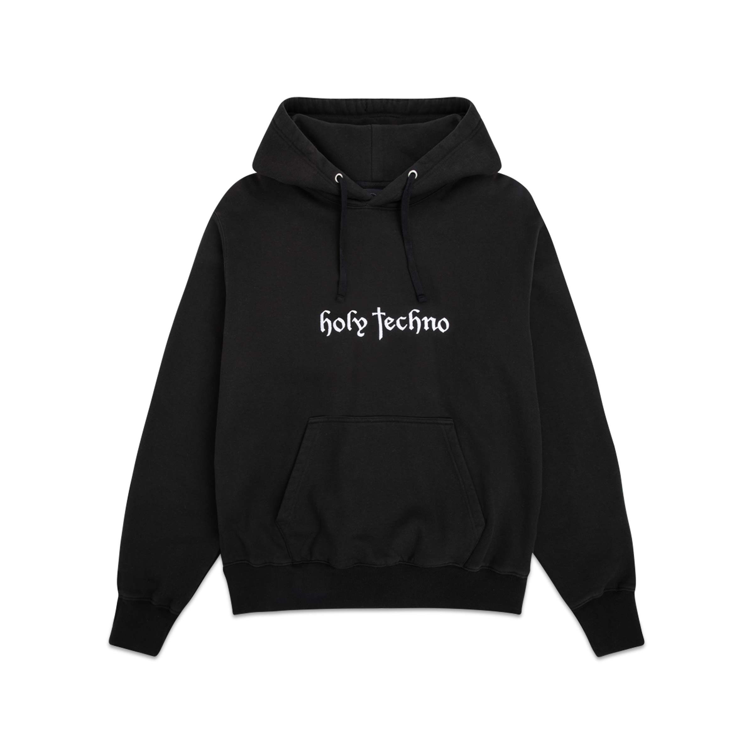 パーカー BOILER ROOM / Holy Techno Hood Black Holy Techno Hood BLACK | SUBTYPE