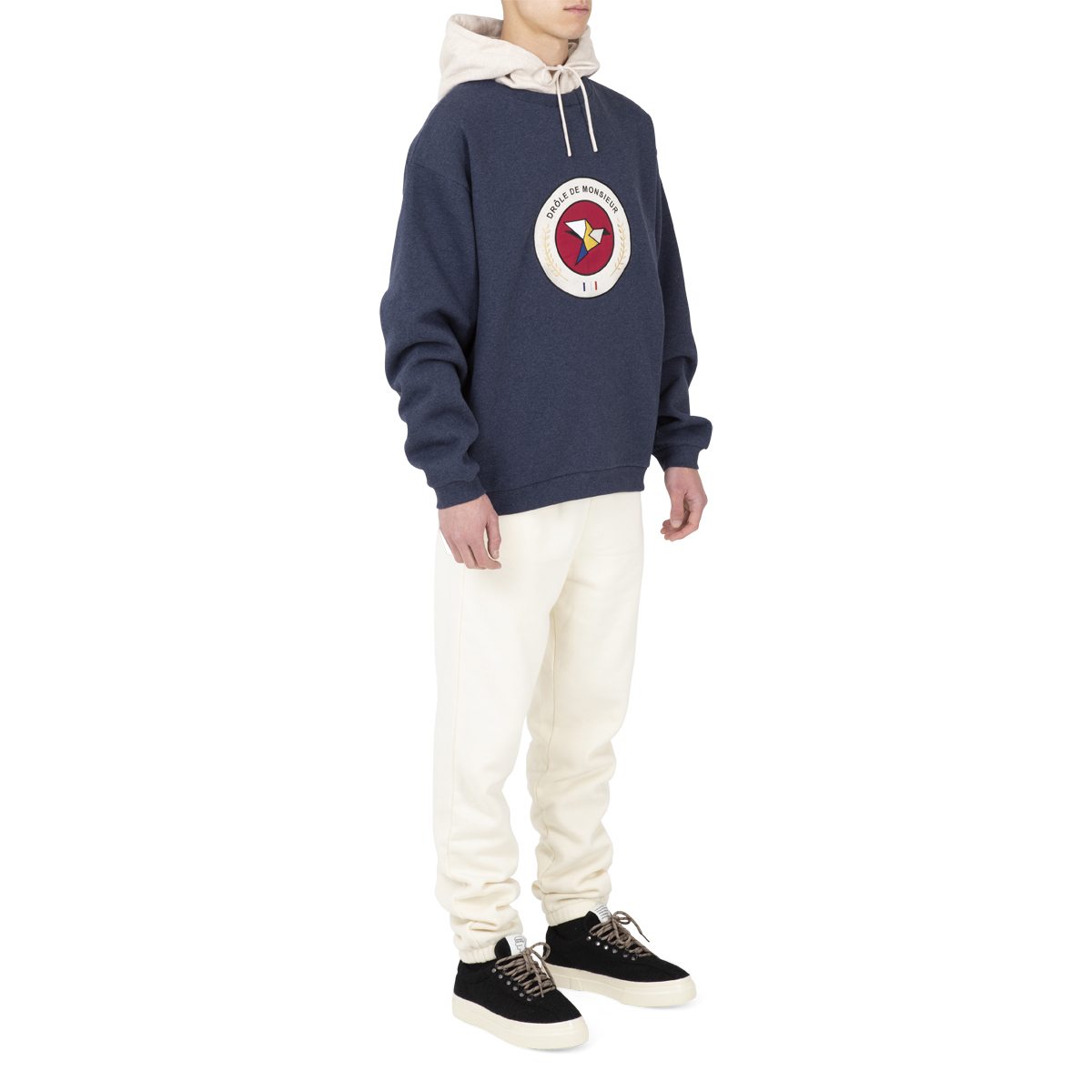 Drôle De Monsieur Raven Brushed Hoodie