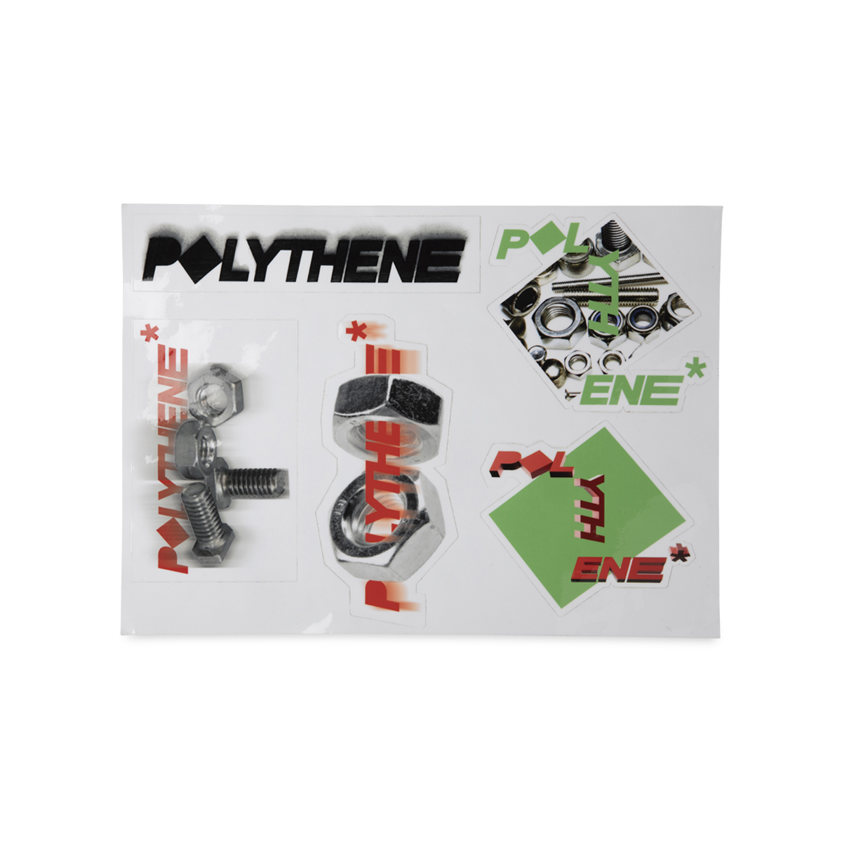 Polythene A5 Sticker Sheet