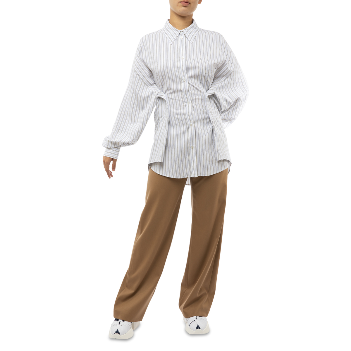 MM6 Maison Margiela Striped Viscose Shirt