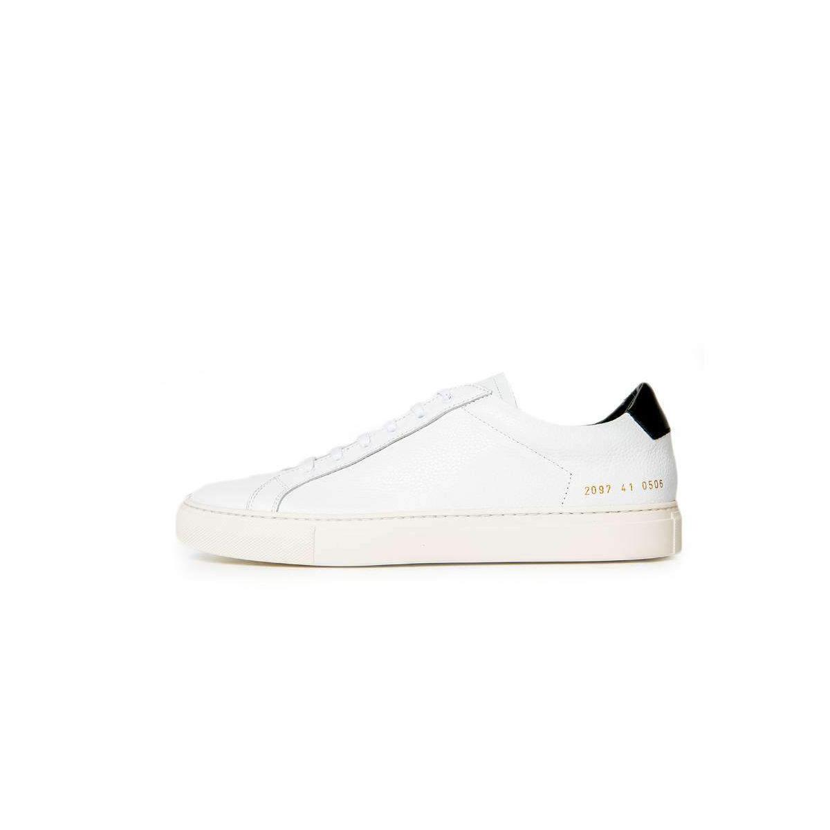 Common Projects Retro Low White