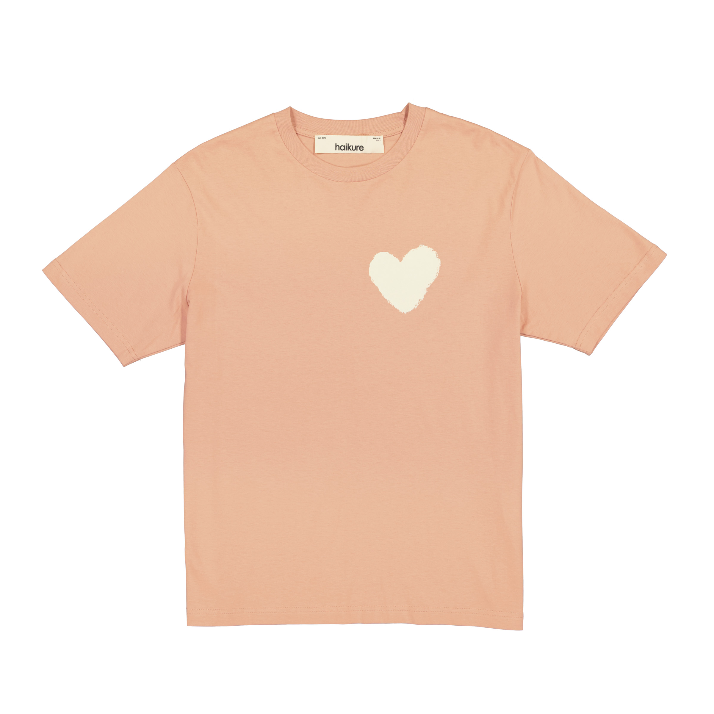 LENNIE HEART ORGANIC JERSEY TEE ROSE CLAY/BONE Rose Clay/ Bone SUBTYPE