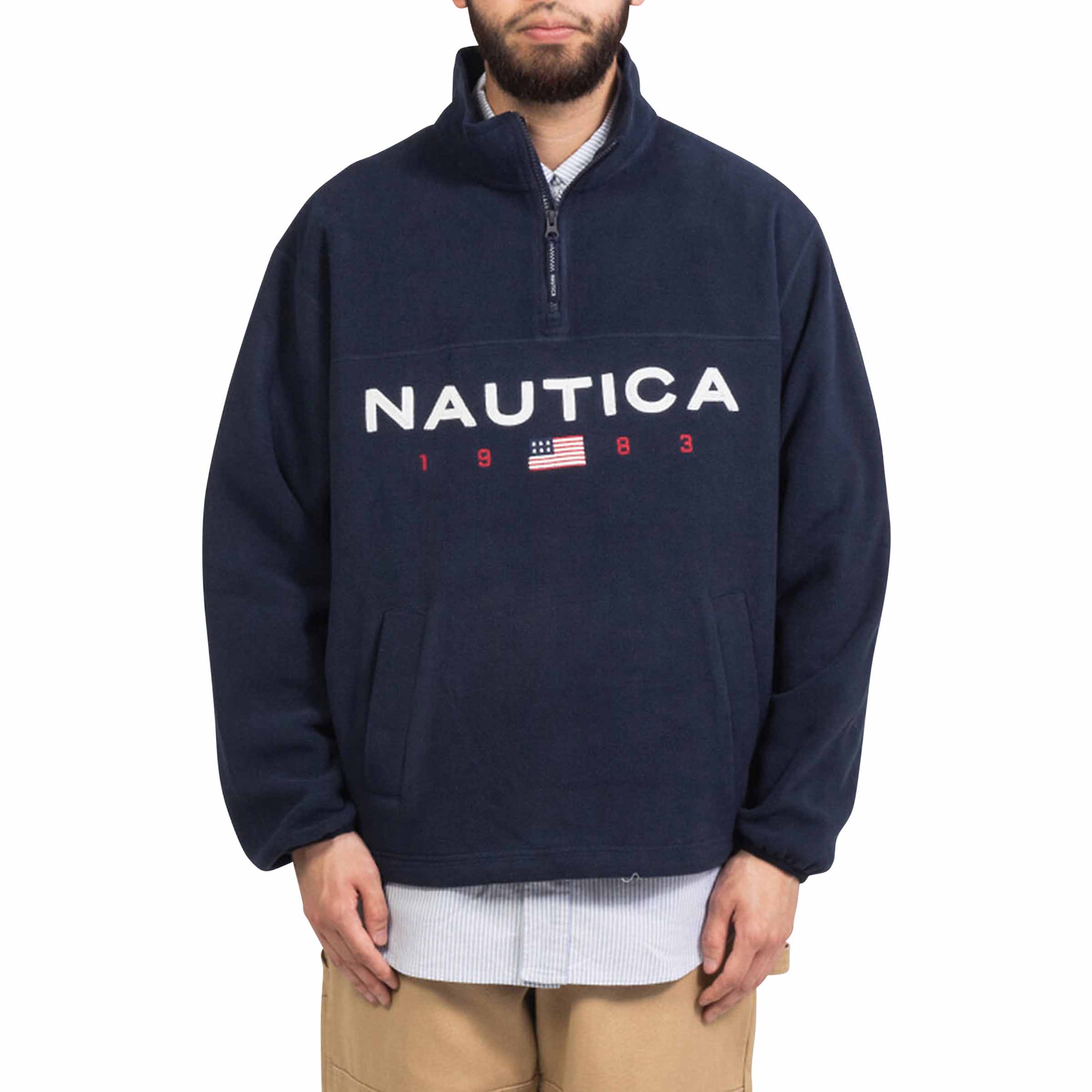 ☆ NAUTICA ☆83 FLAG SWEATSHIRTS 1983 Intarsia Flag Sweater | Nautica