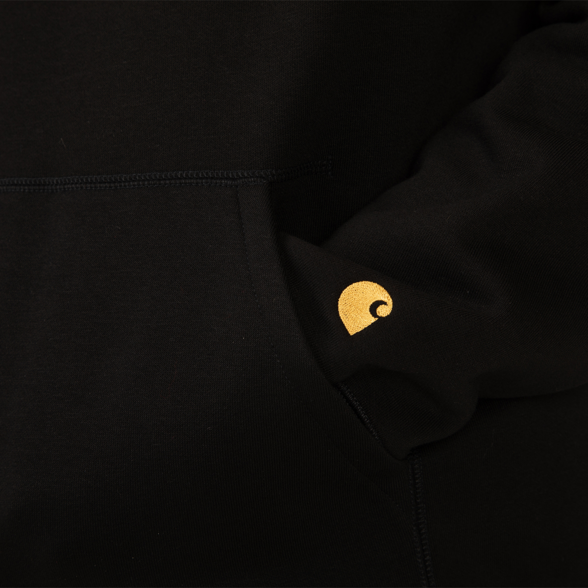 Carhartt Wip Men's Cotton Chase Sweatshirt Black