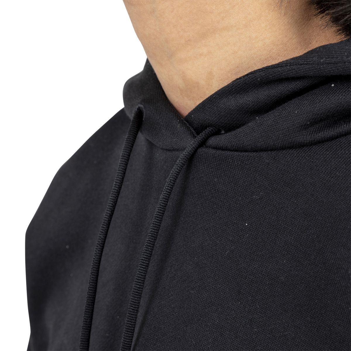 adidas Y-3 Womens Stacked Badge Cropped Hoodie
