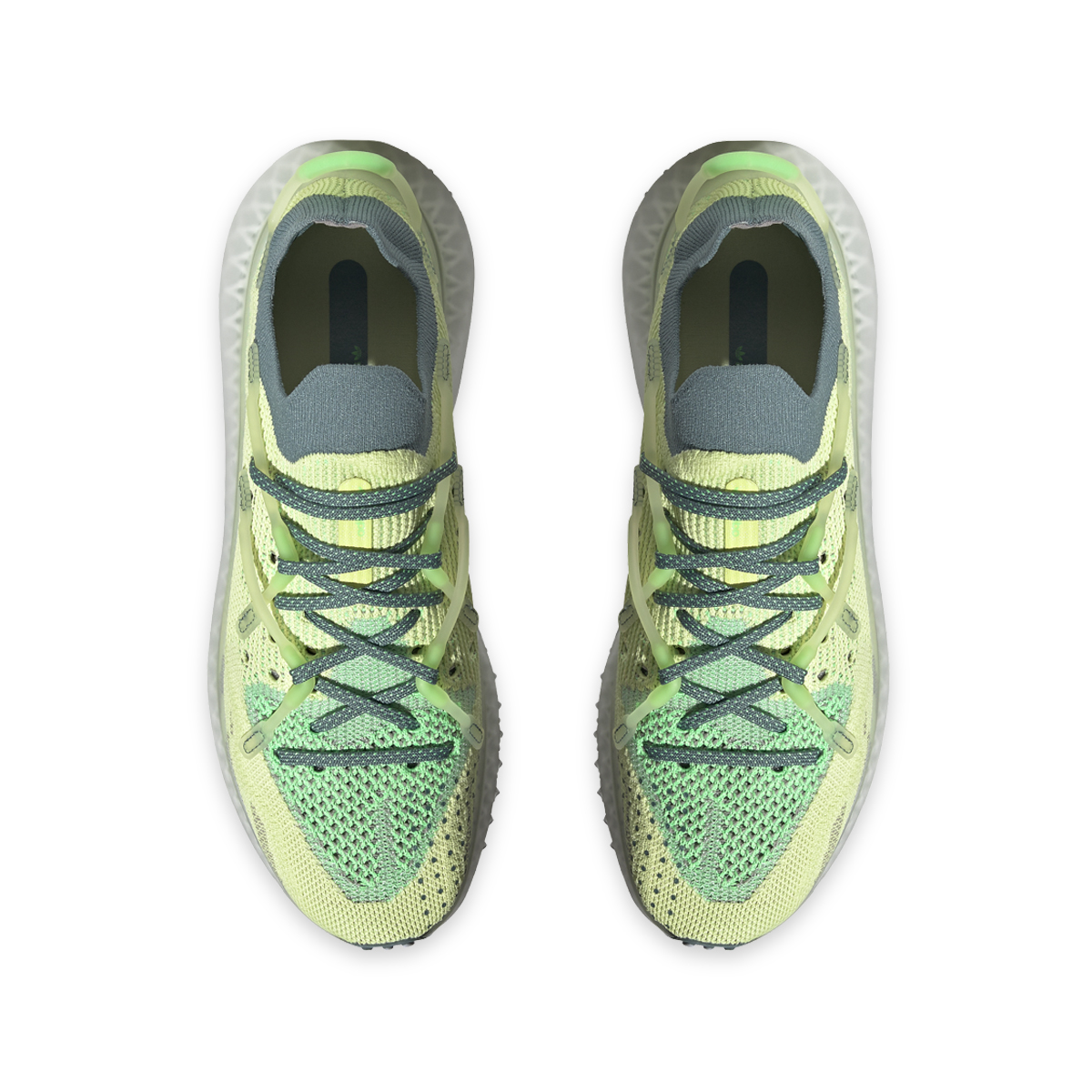 Adidas 4D Fusio Semi Frozen Yellow /Hazy Emerald/Dove Grey, M/9.5, W/10.5 Latest released of Adidas 4D Fusio (Semi Frozen Yellow/ Hazy  main image 2