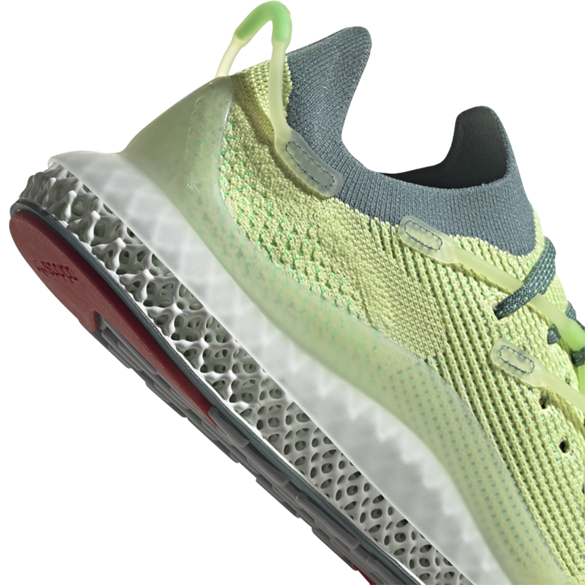 Adidas 4D Fusio Semi Frozen Yellow /Hazy Emerald/Dove Grey, M/9.5, W/10.5 Latest released of Adidas 4D Fusio (Semi Frozen Yellow/ Hazy  main image 3