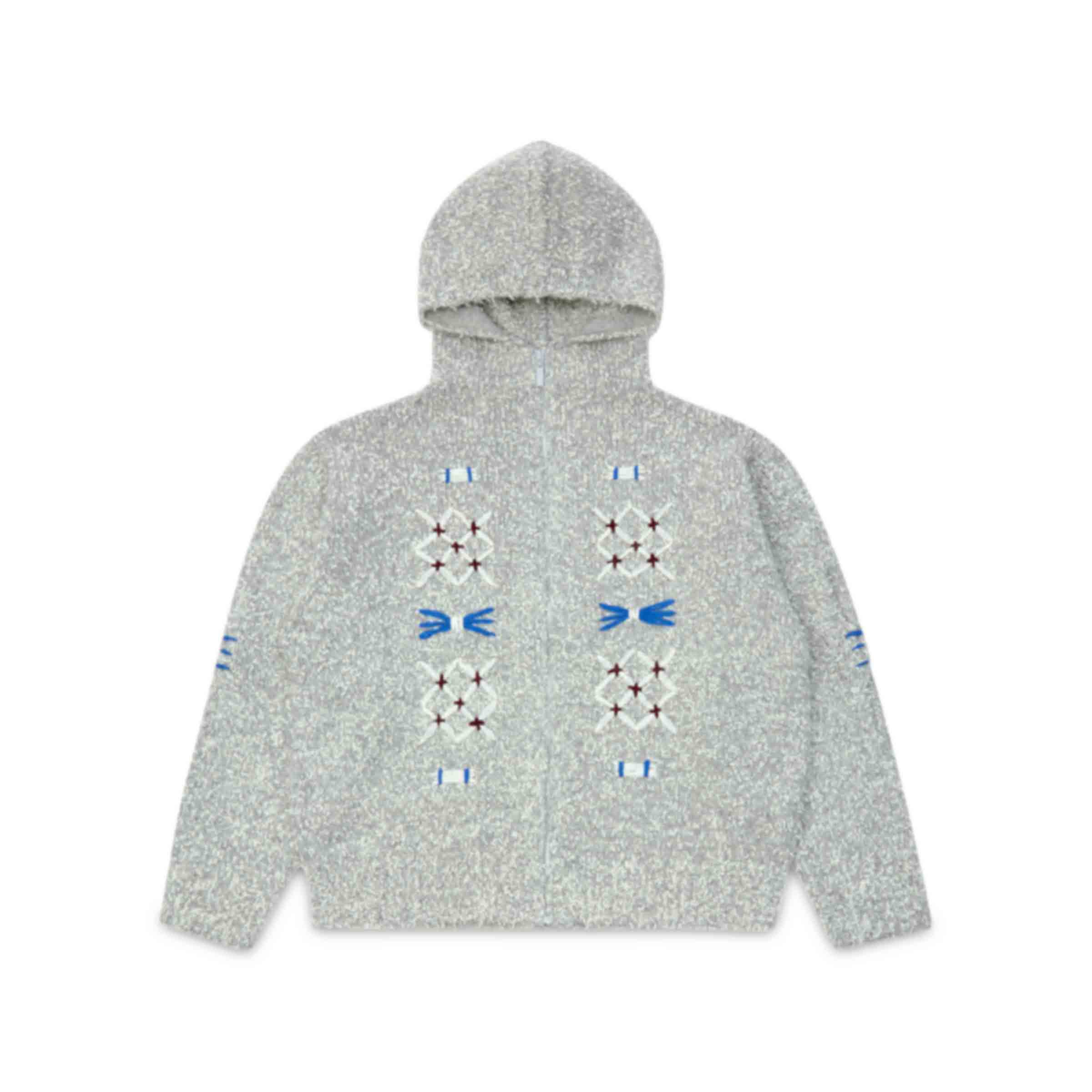 Knit zip-up Product. 32 Gray | SUBTYPE