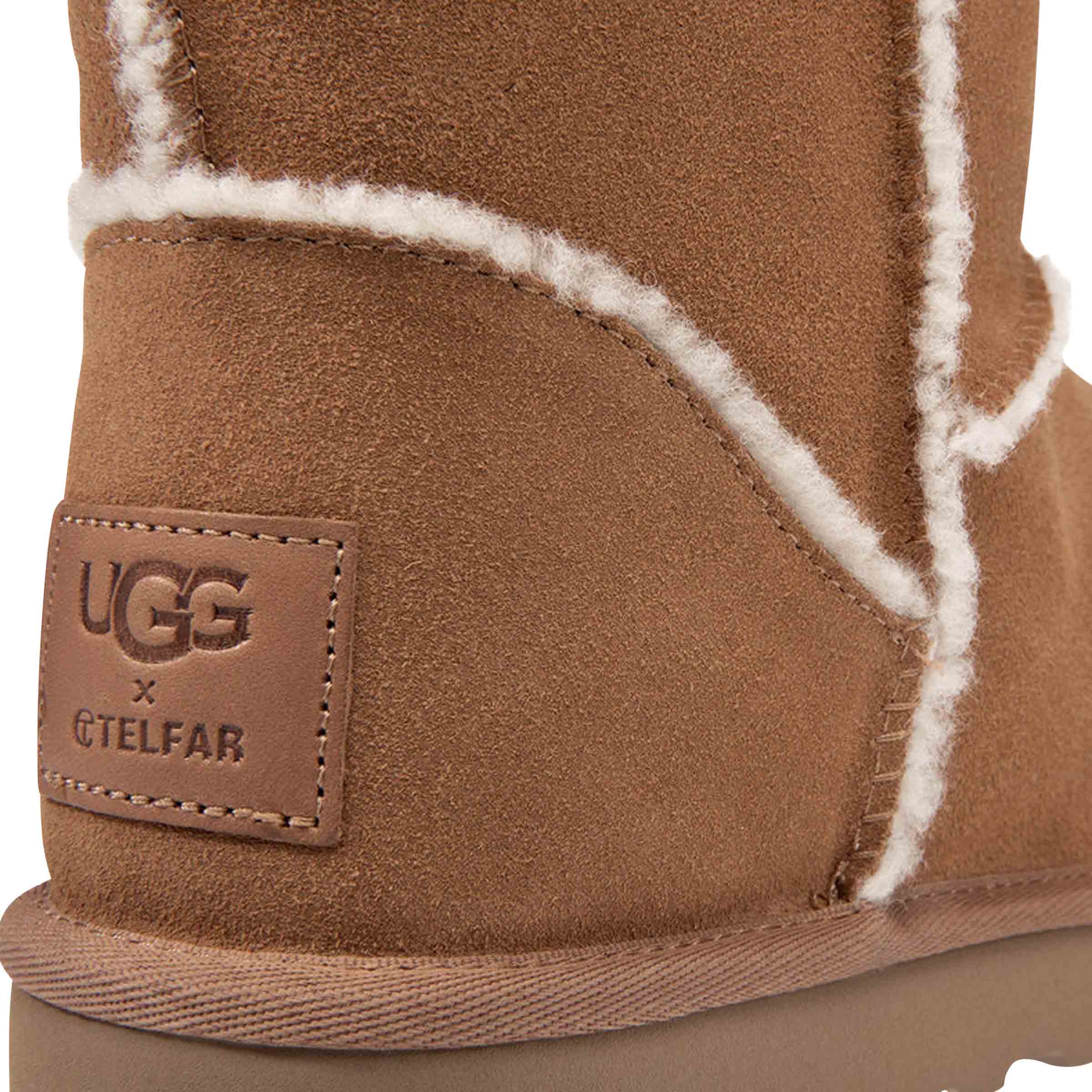 x TELFAR Logo Tall Boot Chestnut | SUBTYPE