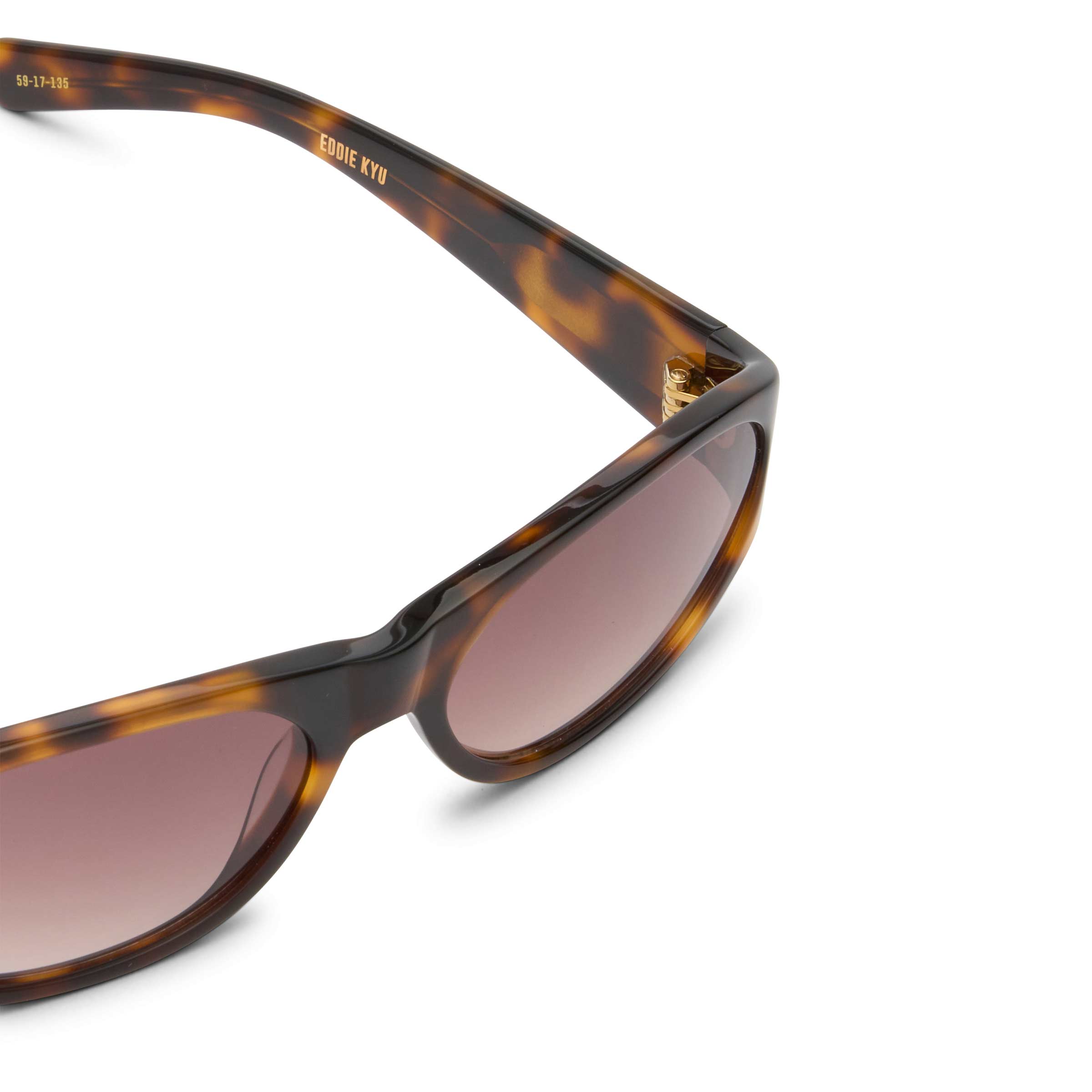 Flatlist | Eddie Kyu Sunglasses in Tortoise & Brown Gradient Flatlist Eddie Kyu Sunglasses - Tortoise & Brown Gradient  main image 3