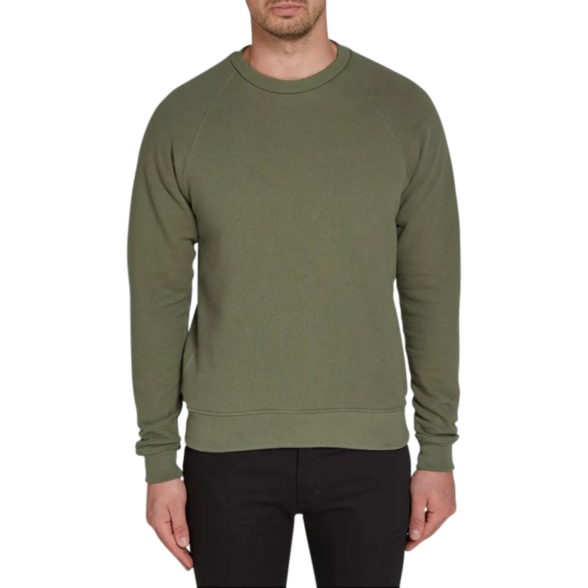 John Elliot Loost Stitch Raglan Crew
