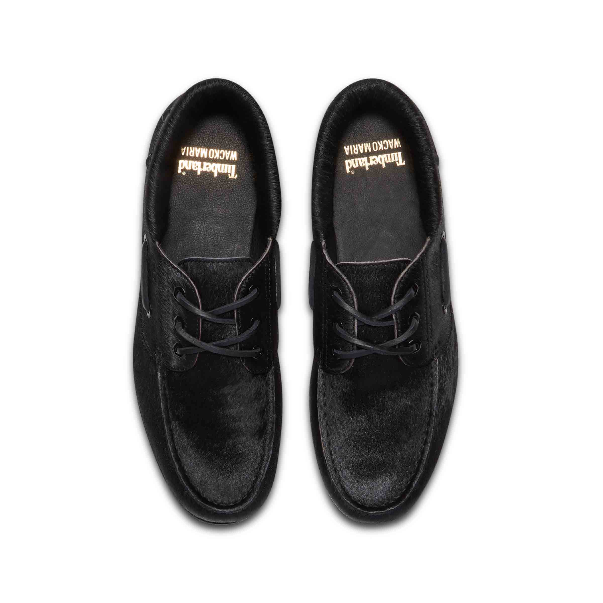 Wacko Maria 3-Eye Boat Shoe BLACK HAIR ON | SUBTYPE